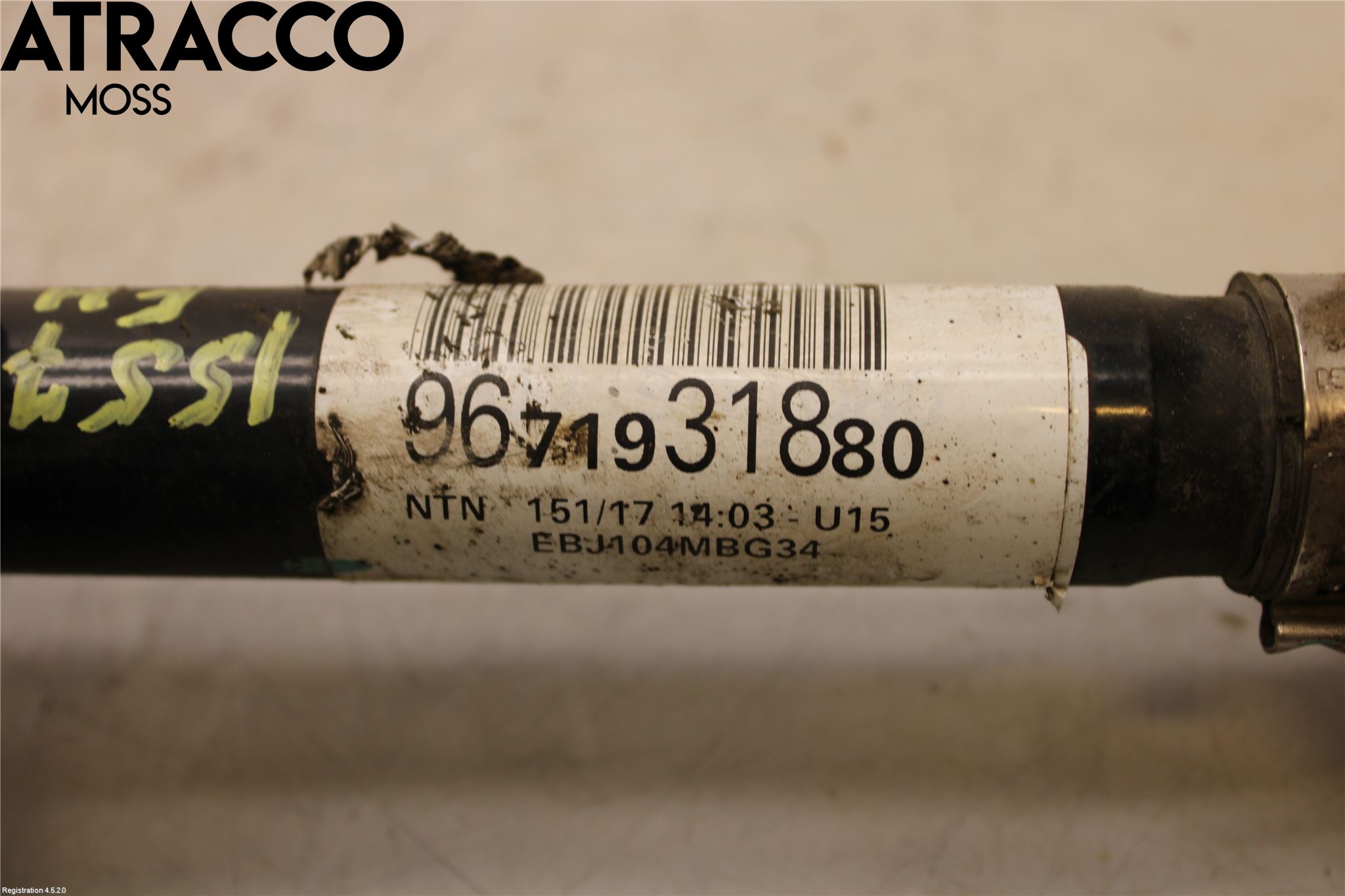 Peugeot 508 11-18 Drivaksel Foran Kompl Høyre