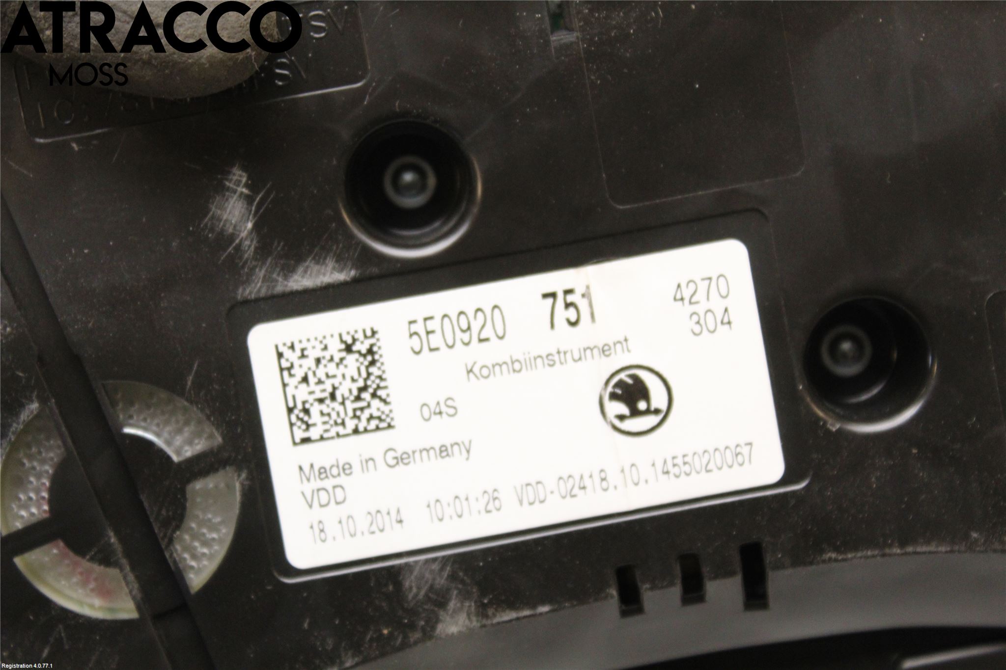 Skoda OCTAVIA (5E) 13-20 Instr Kombinert