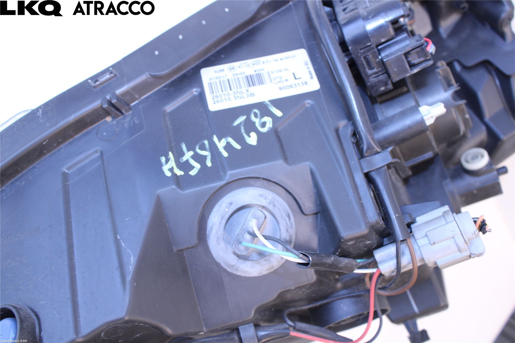 Nissan LEAF 11-17 Frontlykt Høyre