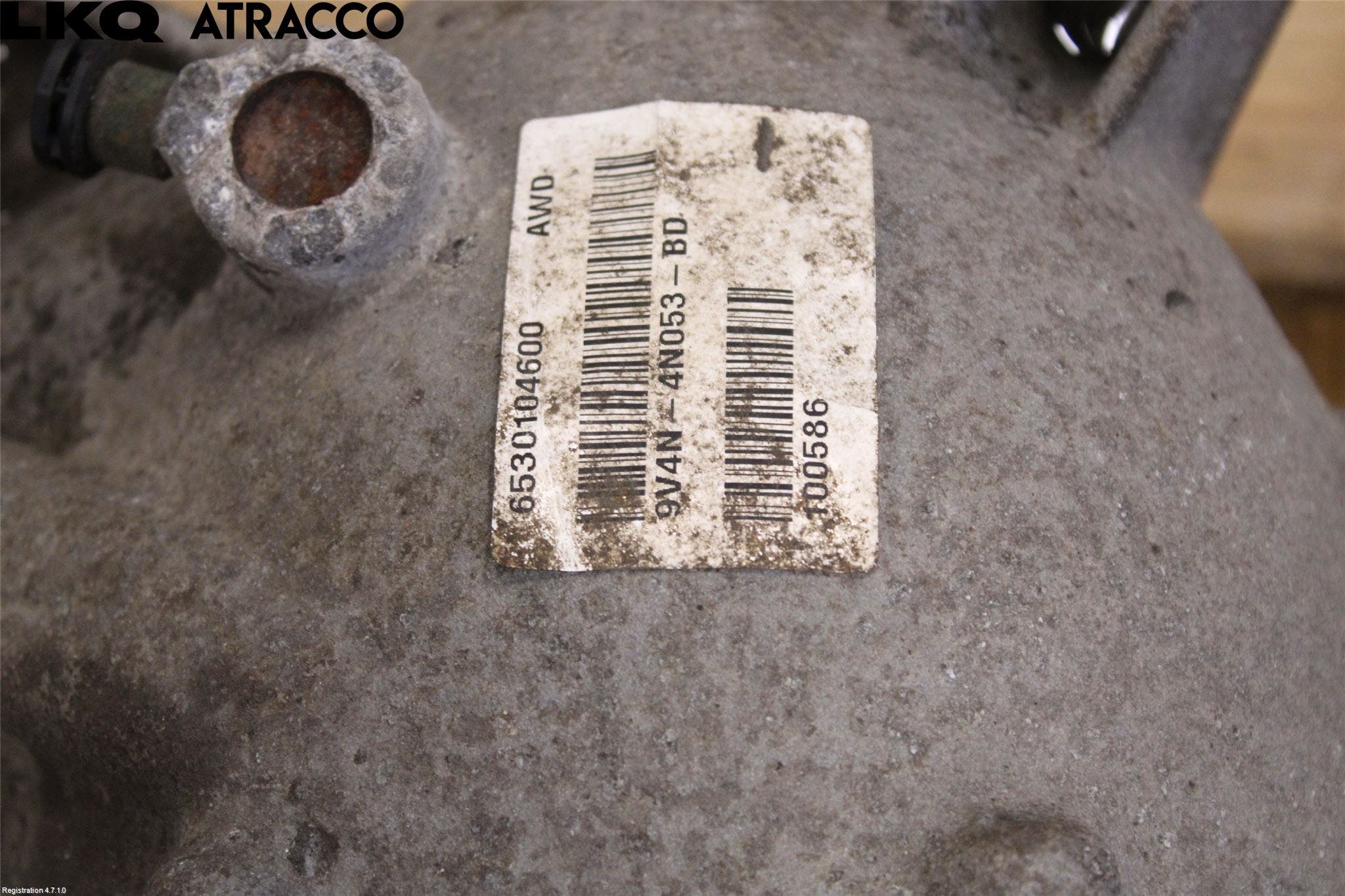 Ford KUGA 08-12 Bakaksel Kardang Bak -Diff