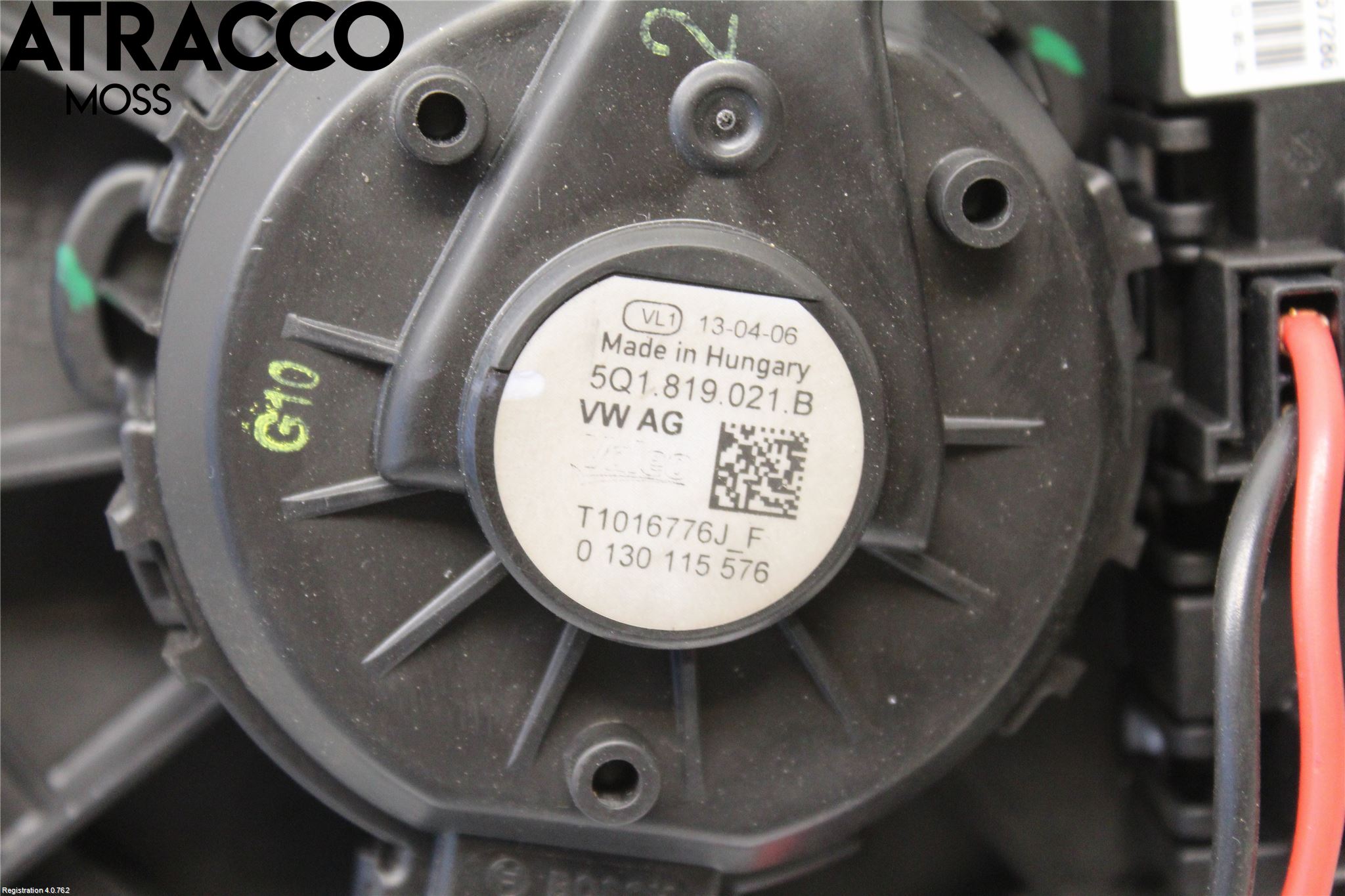 Volkswagen VW GOLF / E-GOLF VII 13-20 Varmeapparat Viftemotor