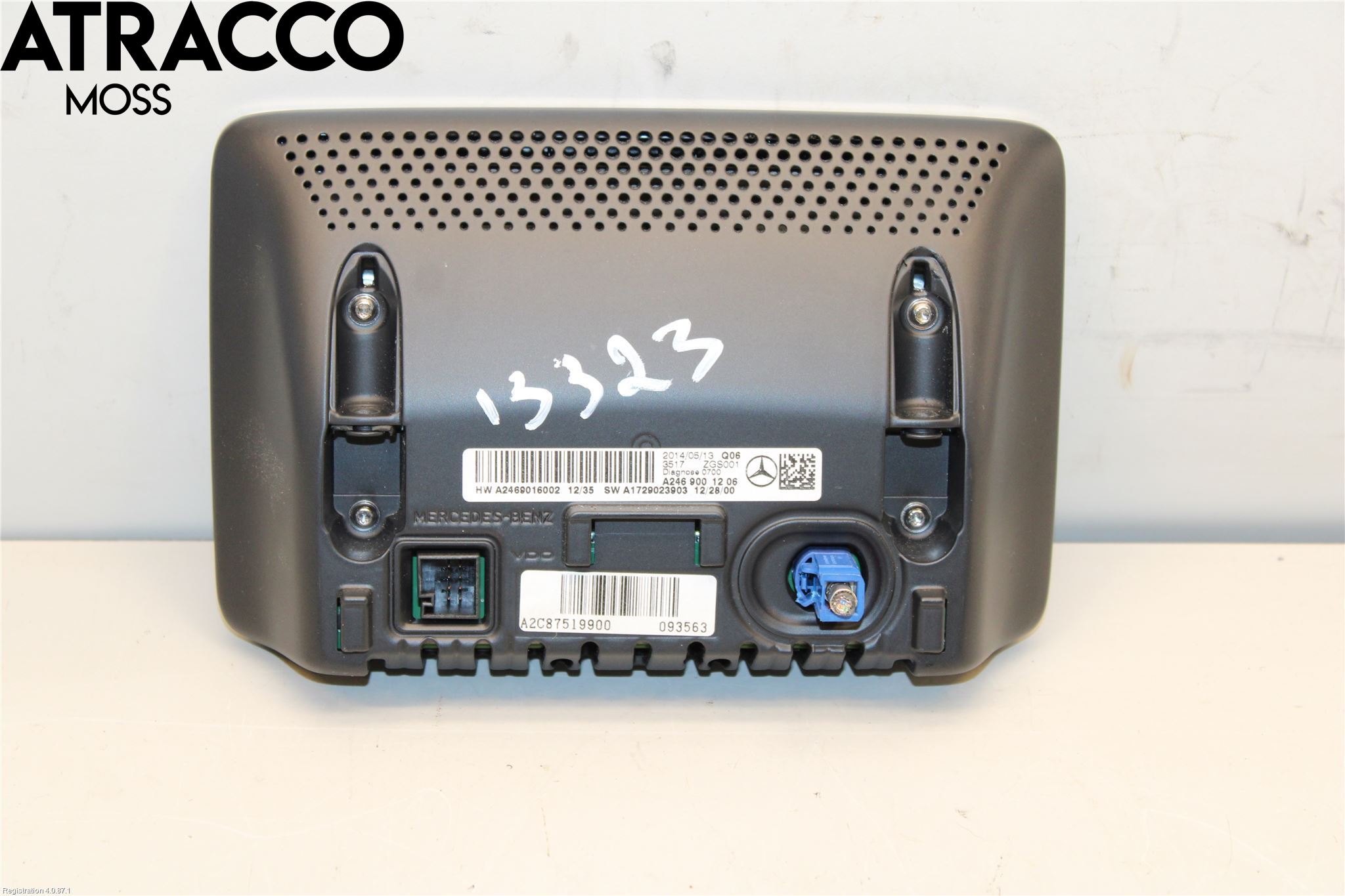 Mercedes-Benz MB A-KLASS (W176) 13-18 Multifunktionsdisplay