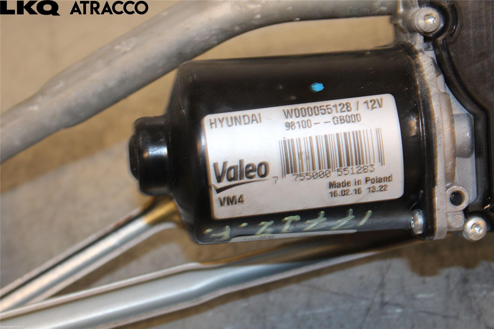 Hyundai i20 GB 15-20 Viskermotor Frontrute