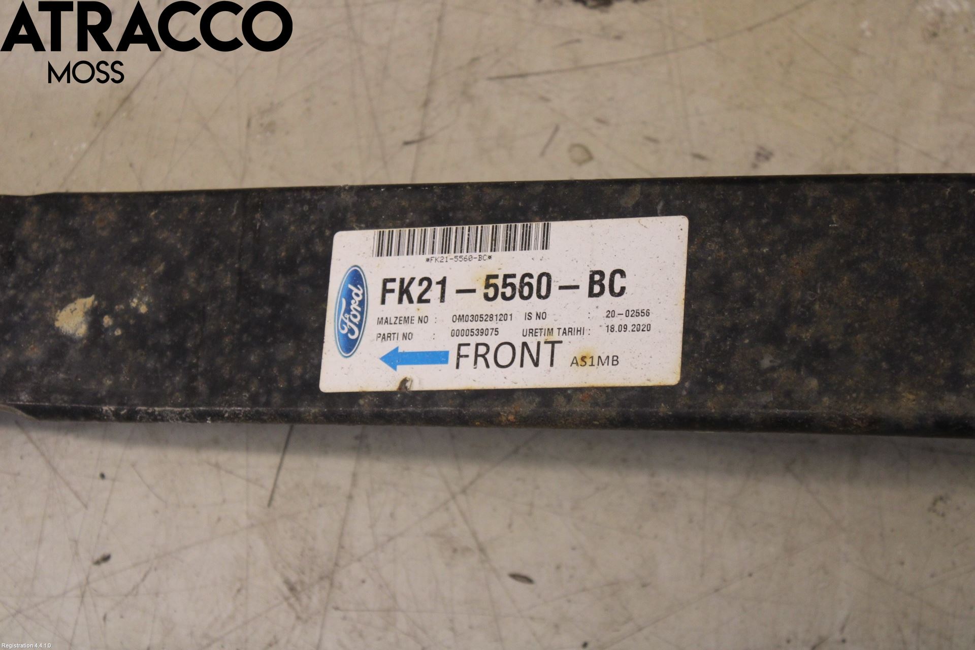 Ford TRANSIT/TOURNEO CUSTOM 13-24 Fjær Bak Blad