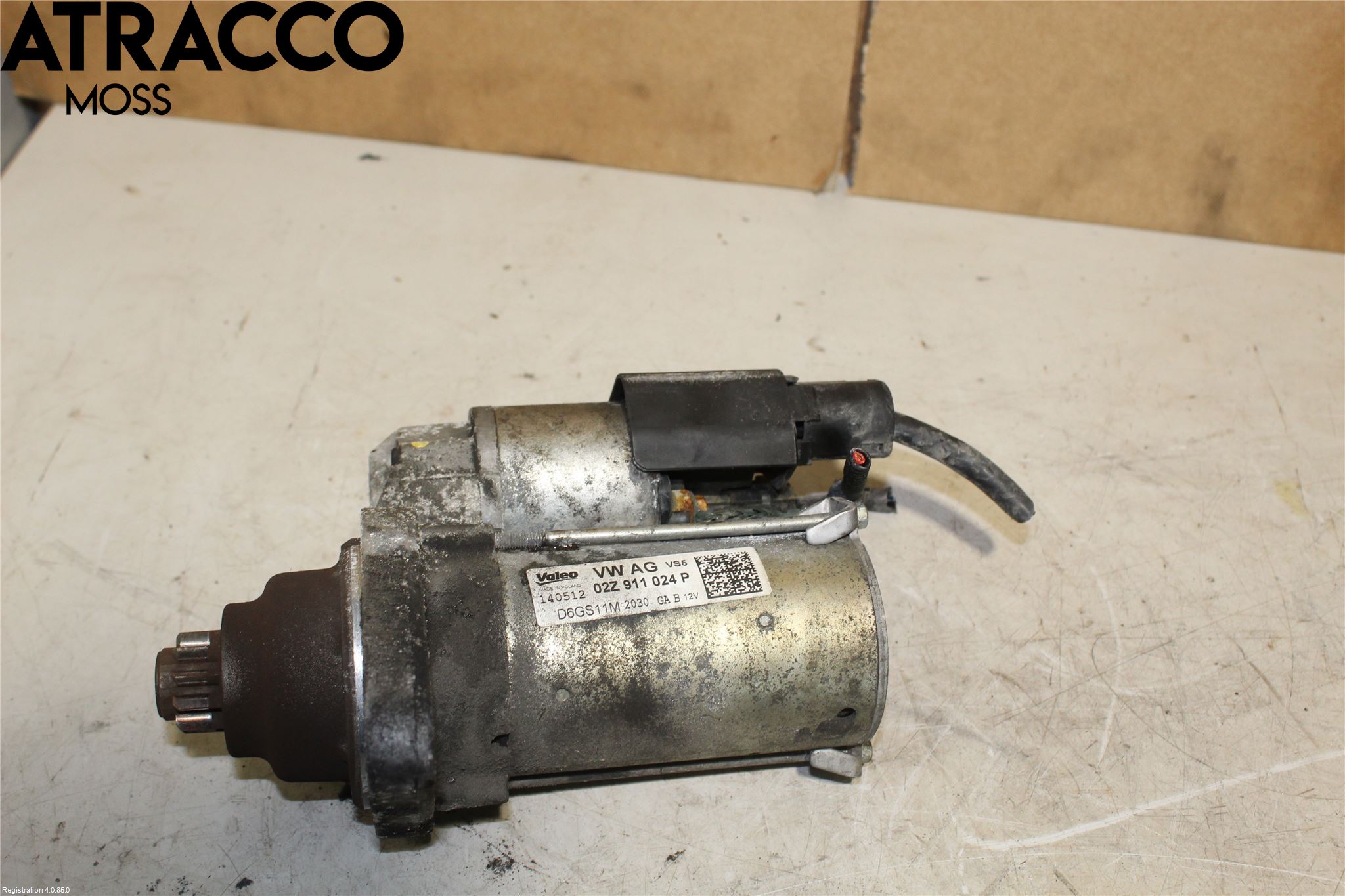 Volkswagen VW SCIROCCO 09-17 Startmotor