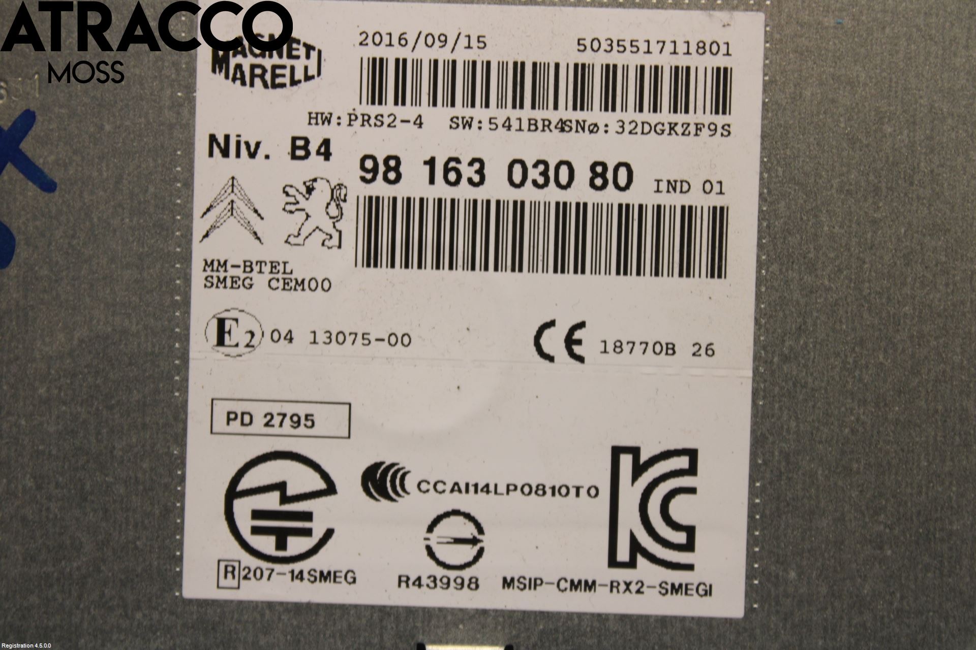 Peugeot 308 14-21 Stereo Radio