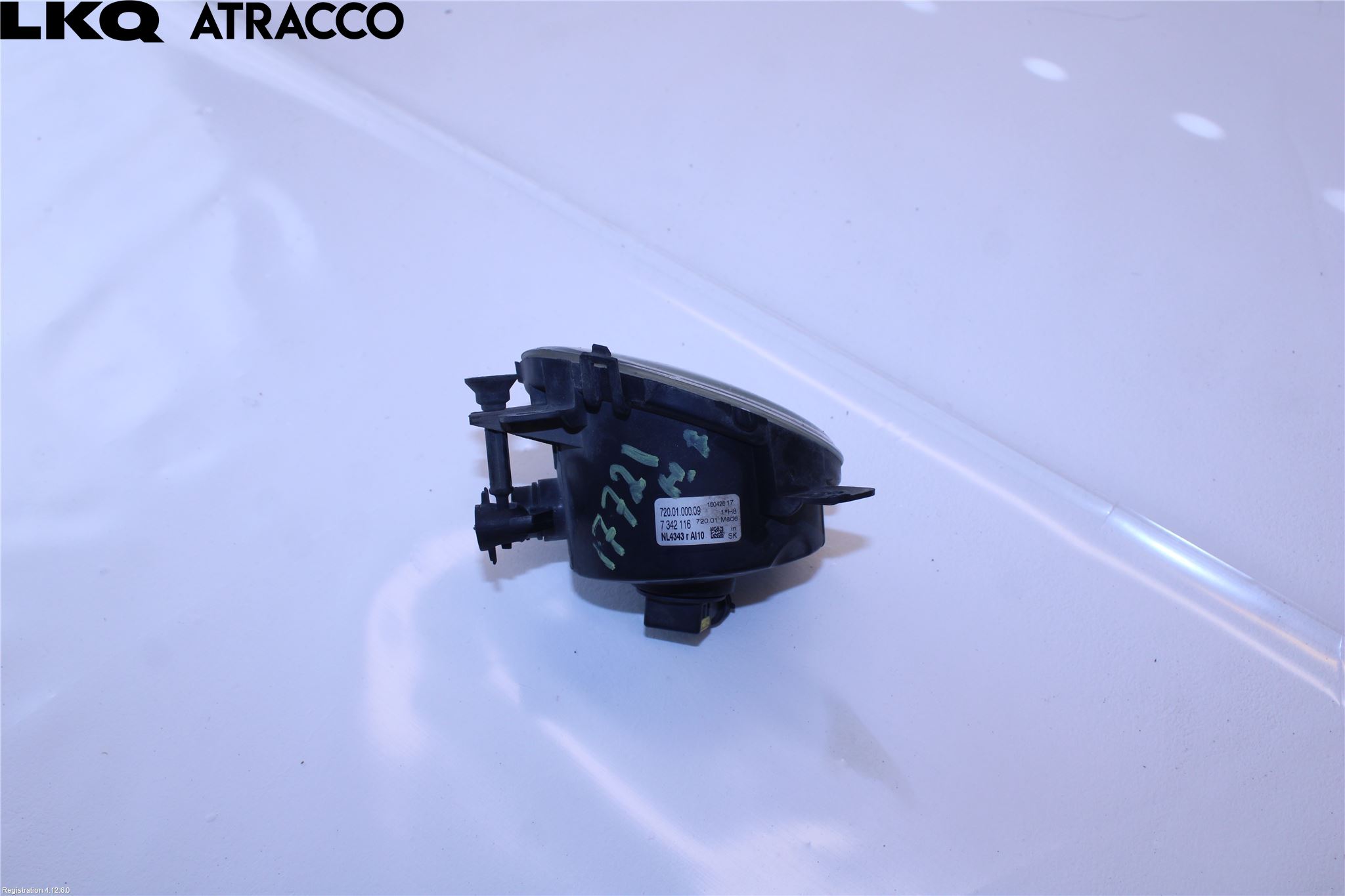 BMW 2 F45 Active Tourer 14-21 Frontlykt-Kurve-Tåkelys