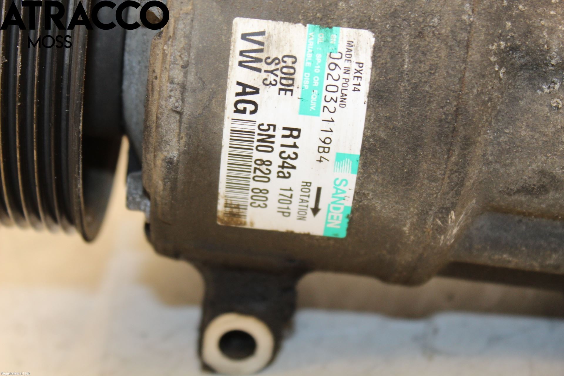 Volkswagen VW PASSAT 05-11 Varme Ac Kompressor