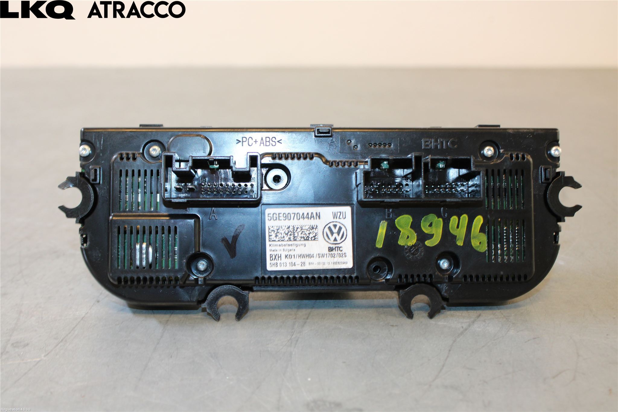 Volkswagen VW GOLF / E-GOLF VII 13-20 Varme Ac Betjening-Display