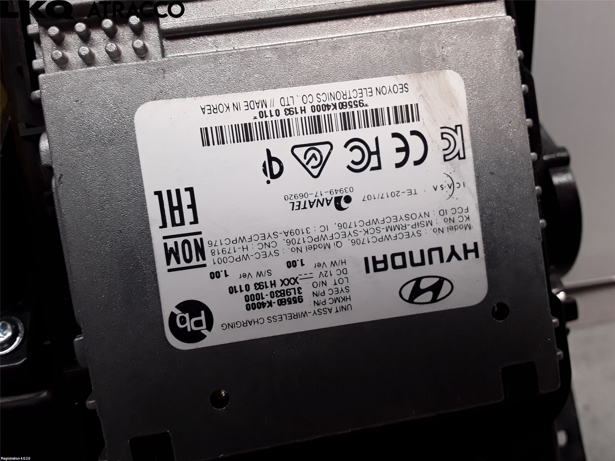 Hyundai KONA/ELECTRIC OS 18-23 Innr Hattehylle