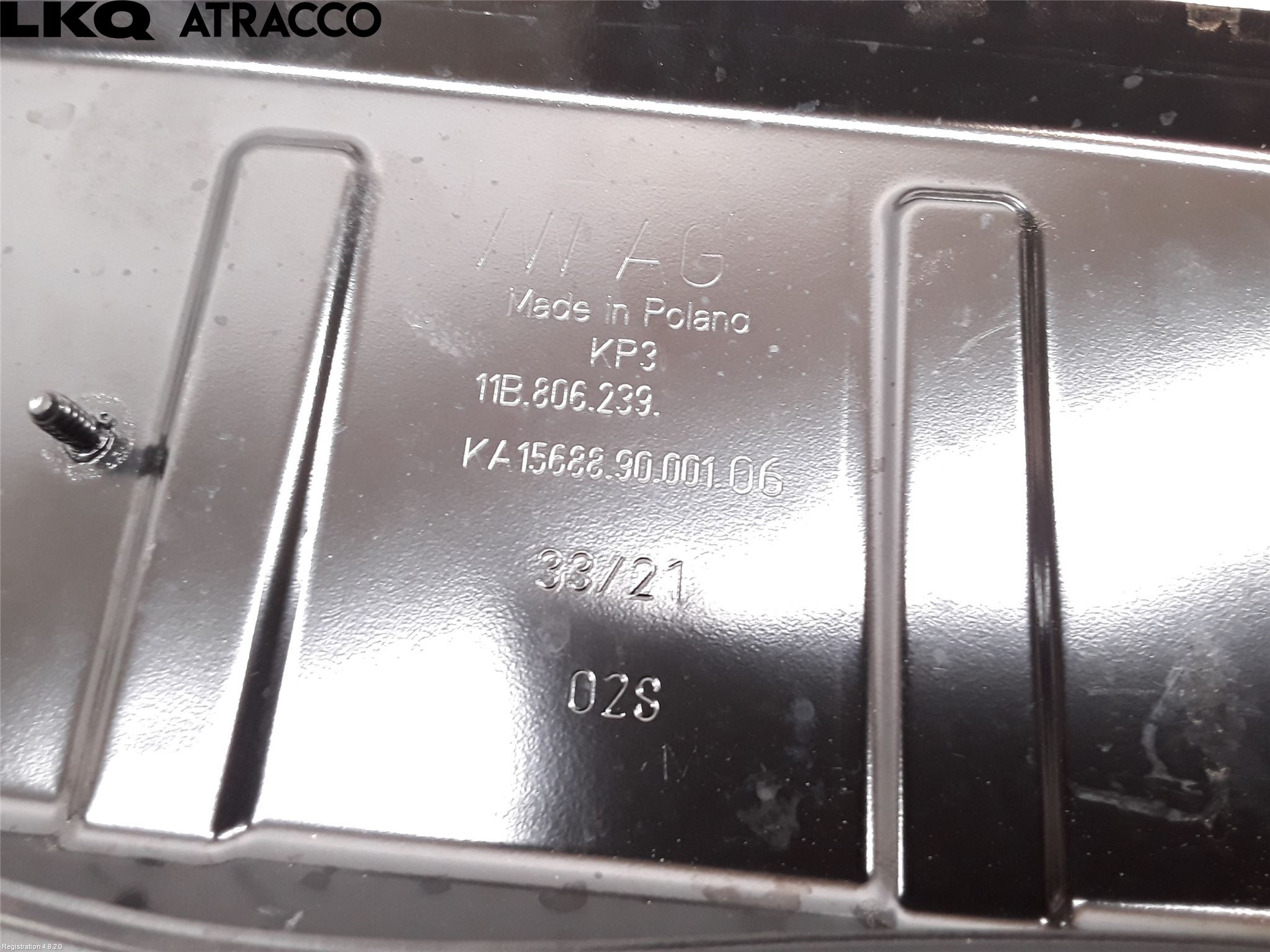 Volkswagen VW ID.4 21- Visker Deksel-Grill-Under Frr