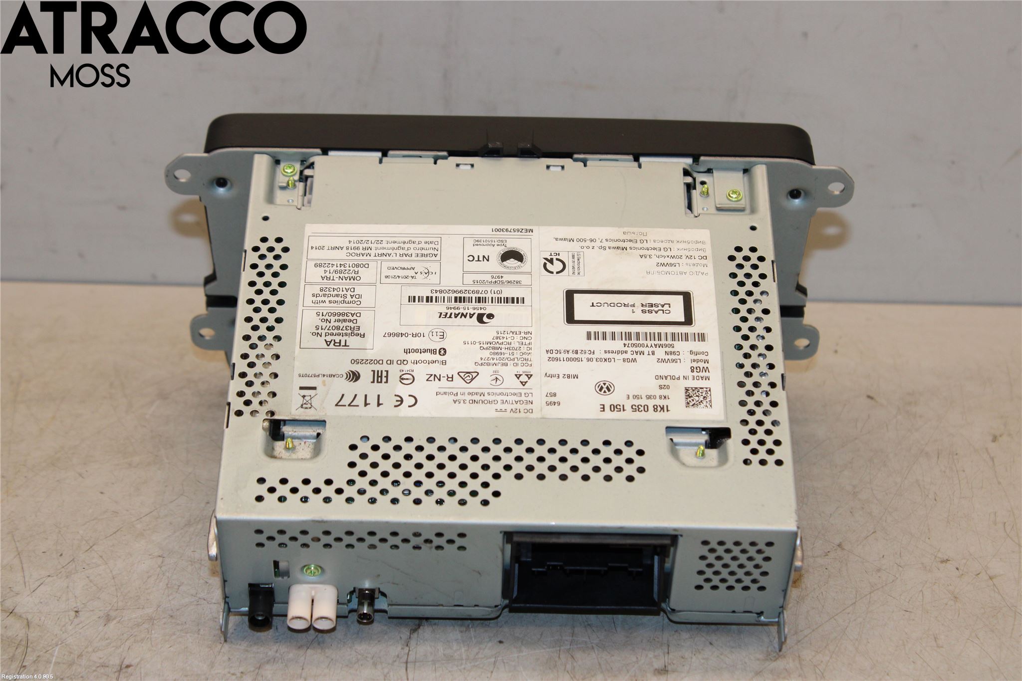 Volkswagen VW CADDY 16-20 Stereo Radio Med Cd