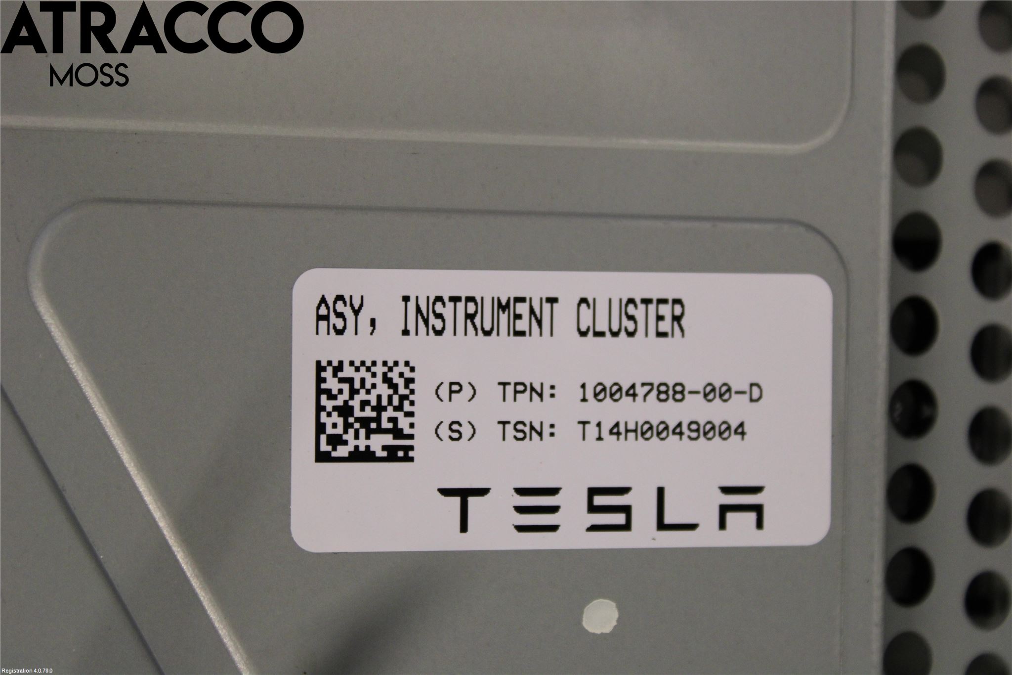 Tesla MODEL S 13- Instr Kombinert