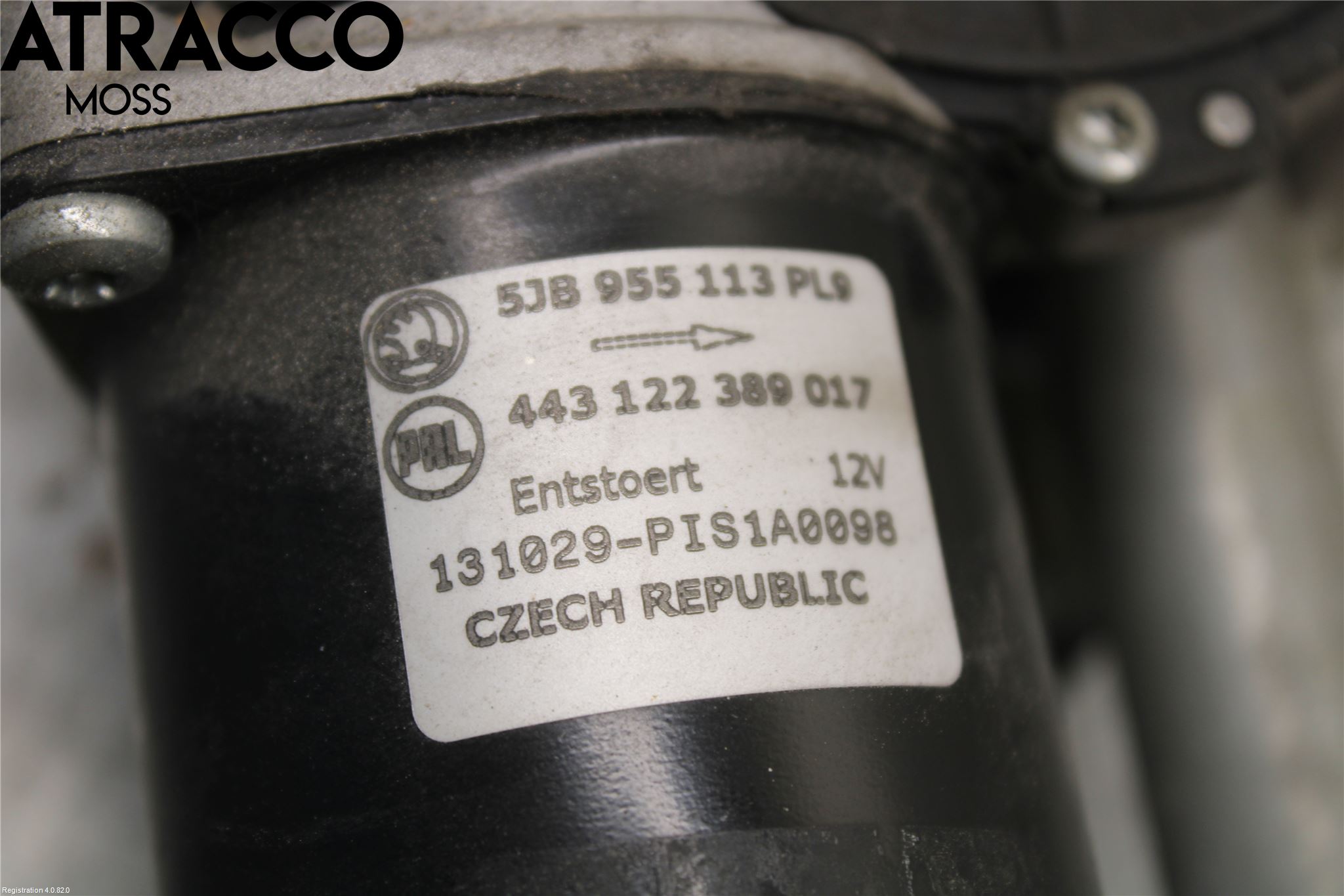 Skoda RAPID Viskermotor Frontrute