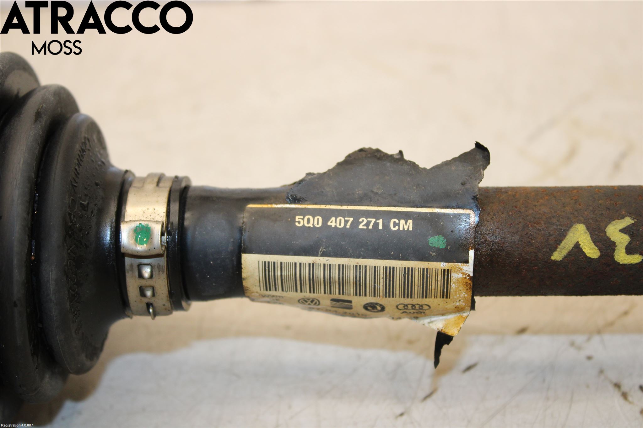 Volkswagen VW GOLF / E-GOLF VII 13-20 Drivaksel Foran Kompl Venstre