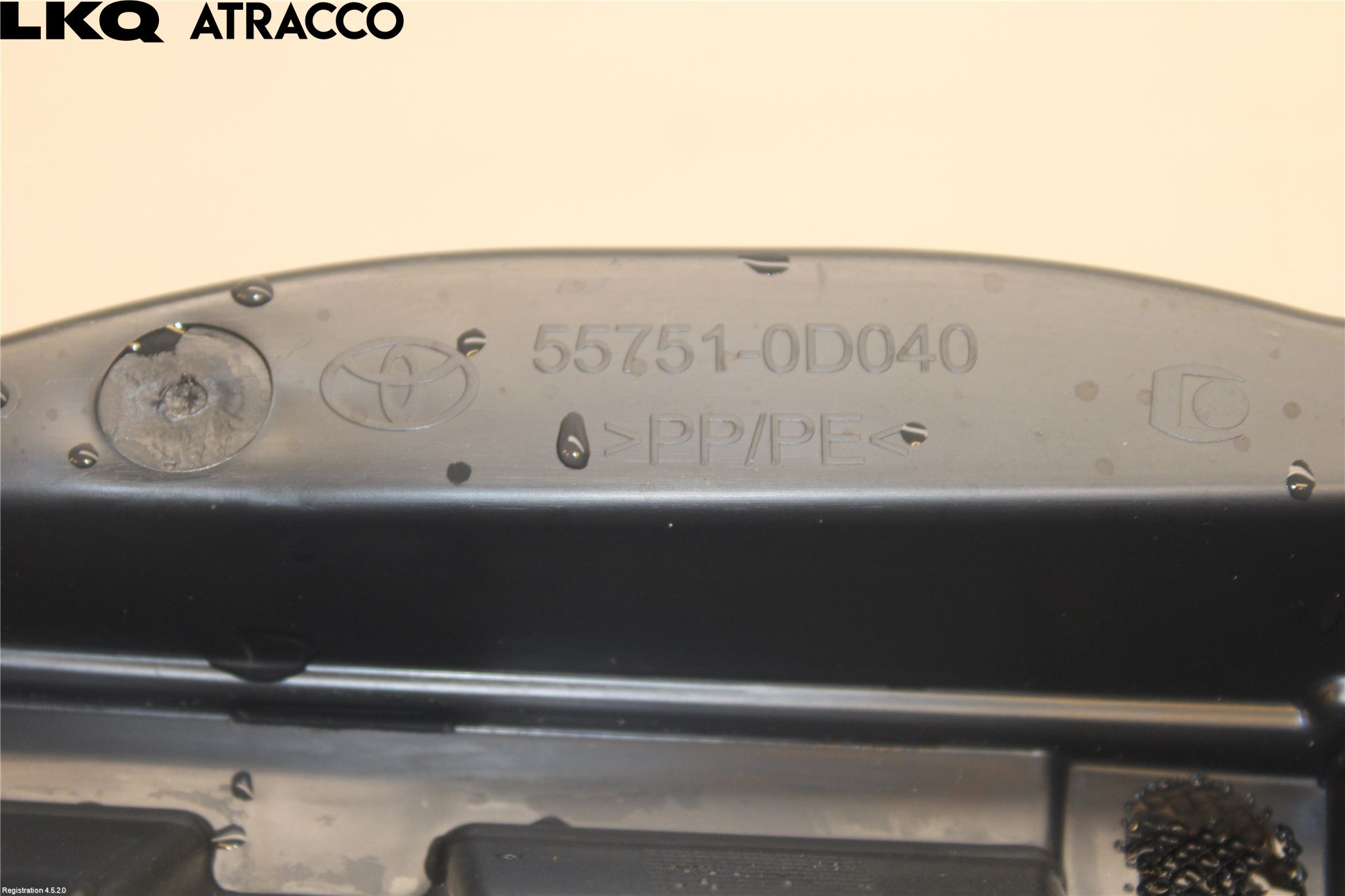 Toyota YARIS XP130 15-20 Visker Deksel-Grill-Under Frr