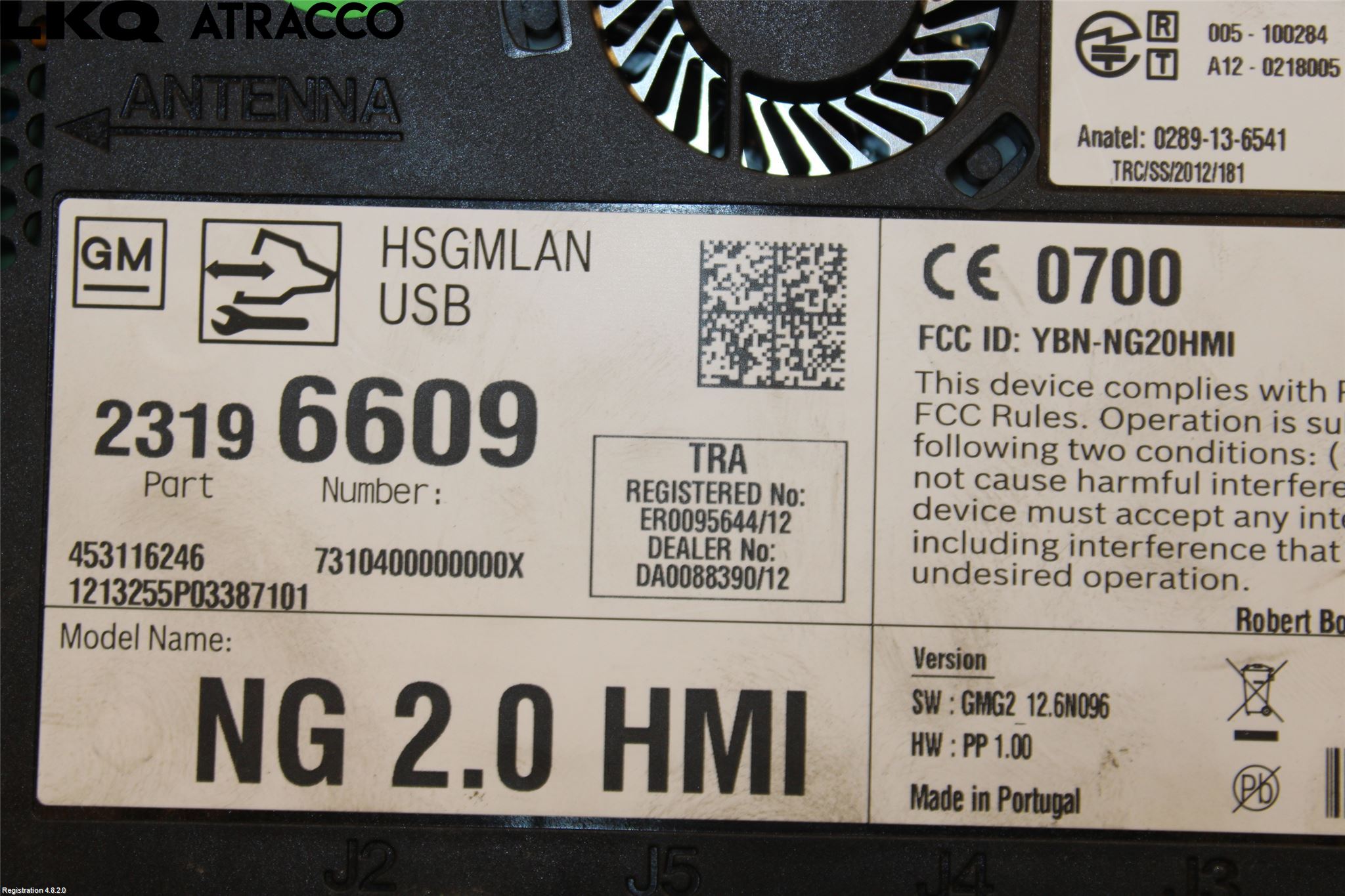 Opel ZAFIRA B 06-14 Styreenhet Øvrig