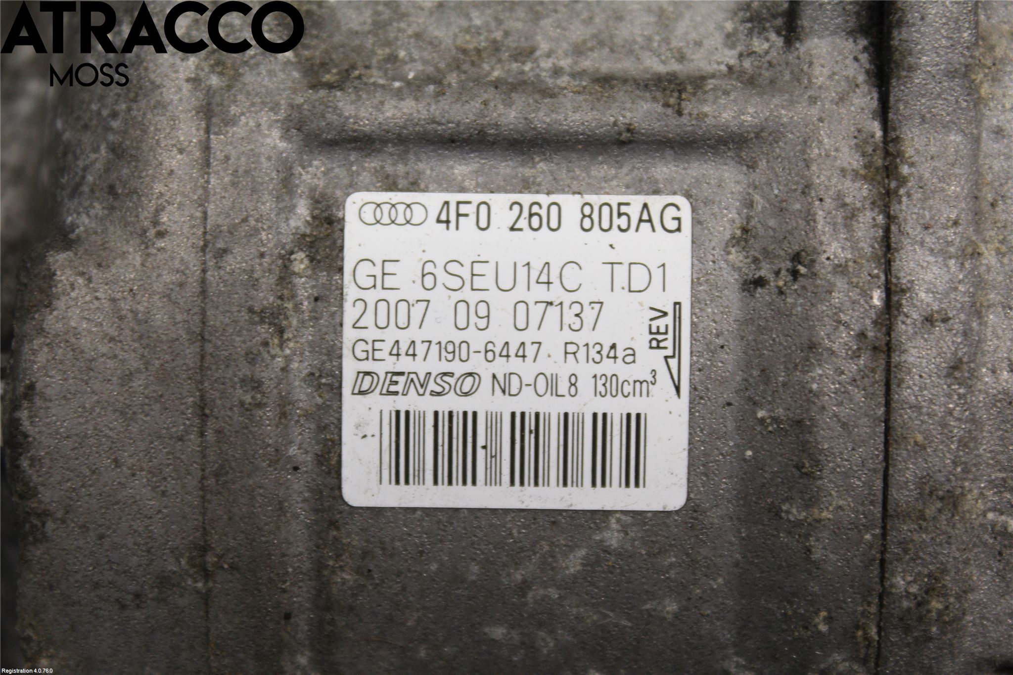 Audi A6/S6     05-11 Varme Ac Kompressor