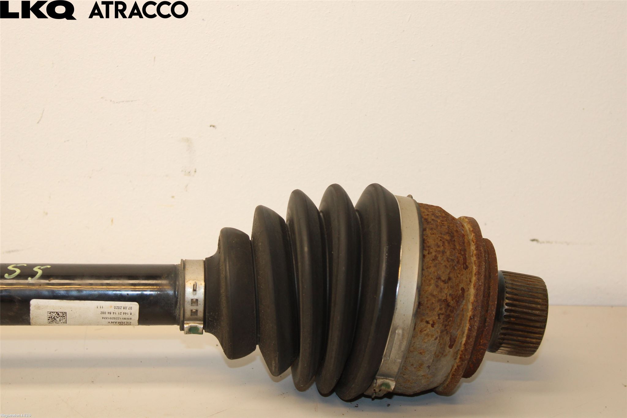 Audi E-TRON, S GE 19- Drivaksel Foran Kompl Høyre