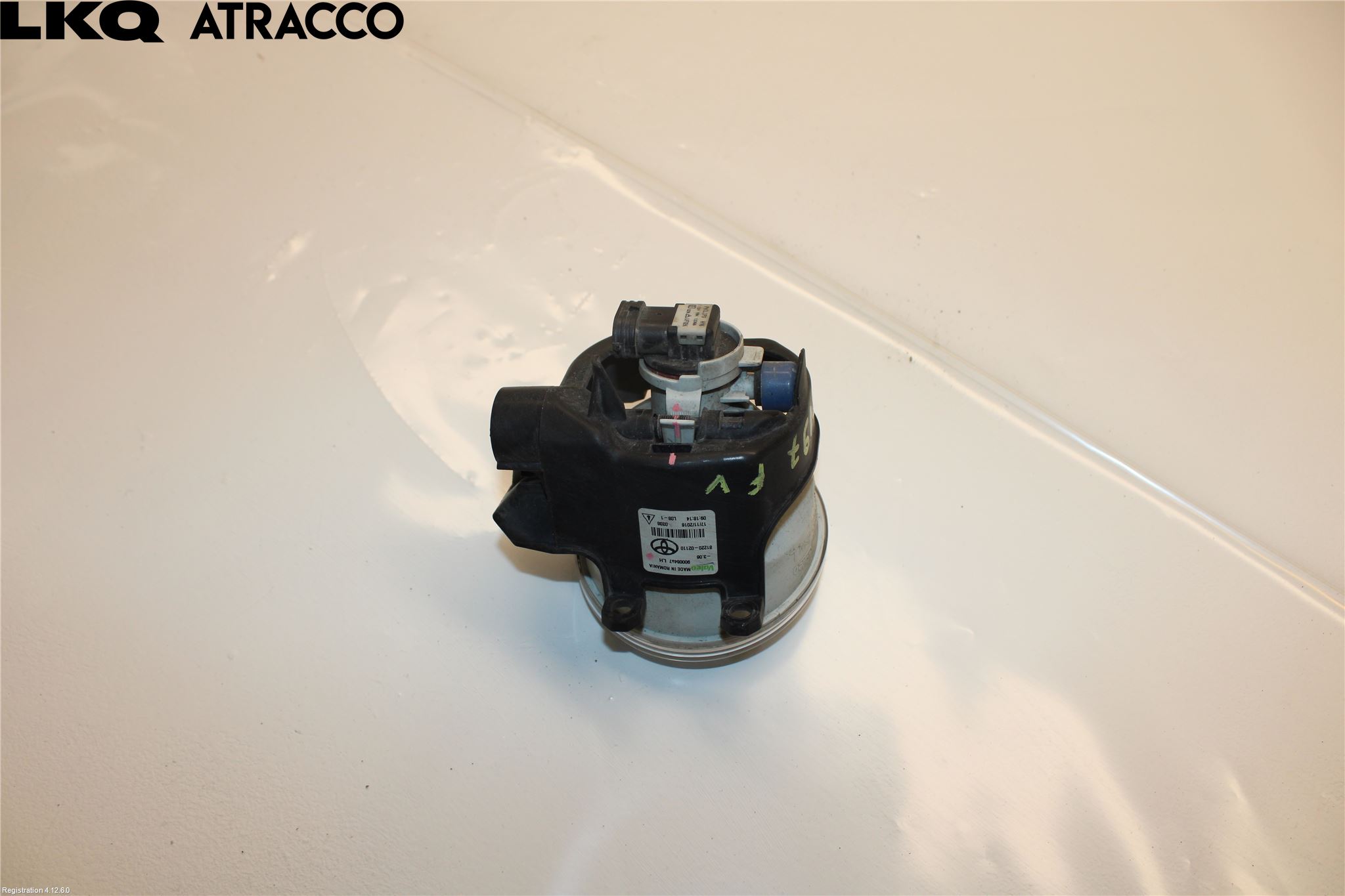 Toyota YARIS XP130 15-20 Frontlykt-Kurve-Tåkelys