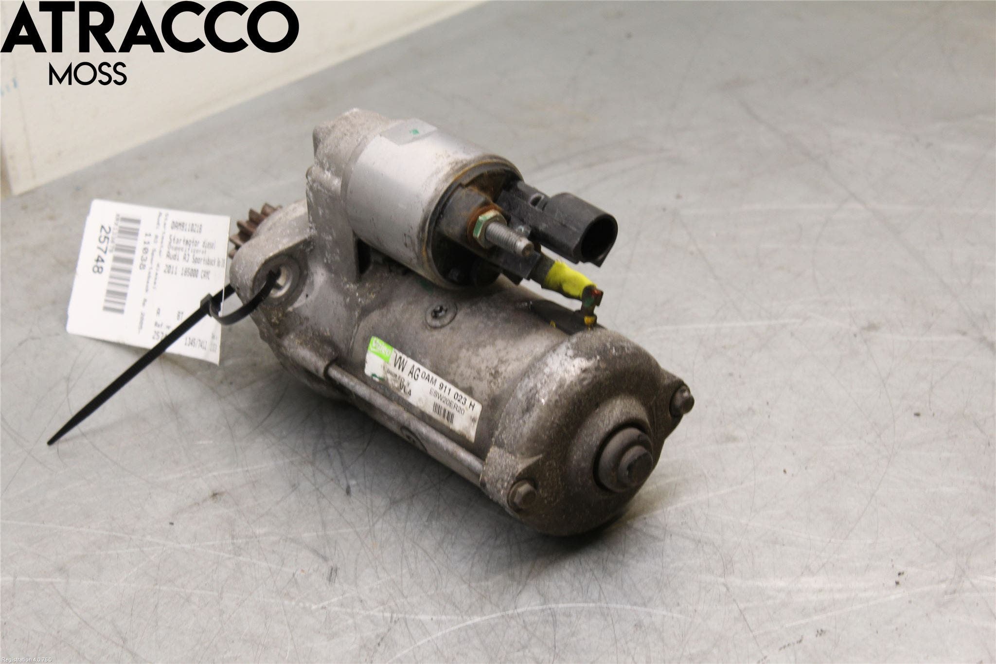 Audi A3/S3 05-13 Startmotor Diesel