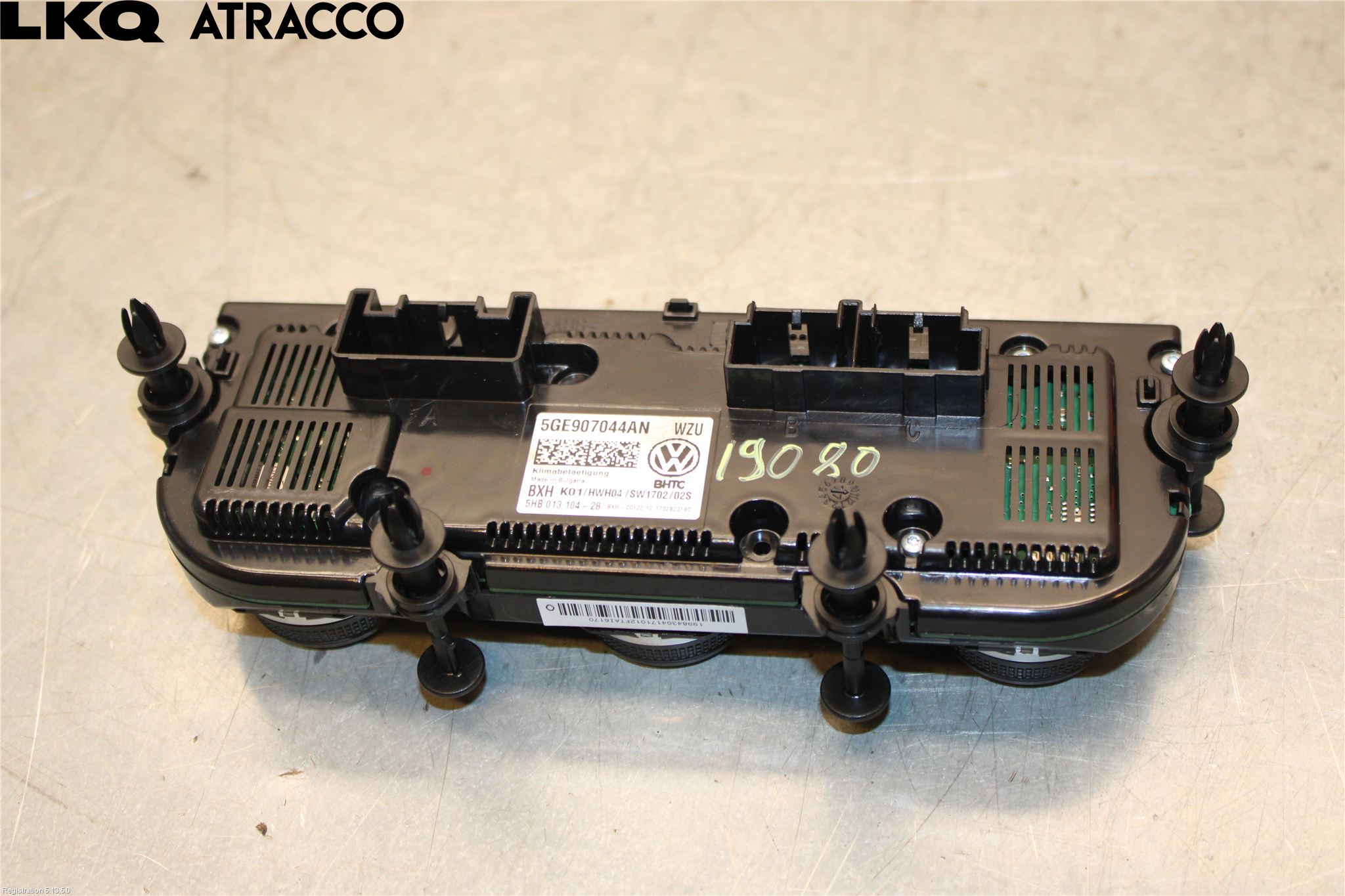 Volkswagen VW GOLF / E-GOLF VII 13-20 Varme Ac Betjening-Display