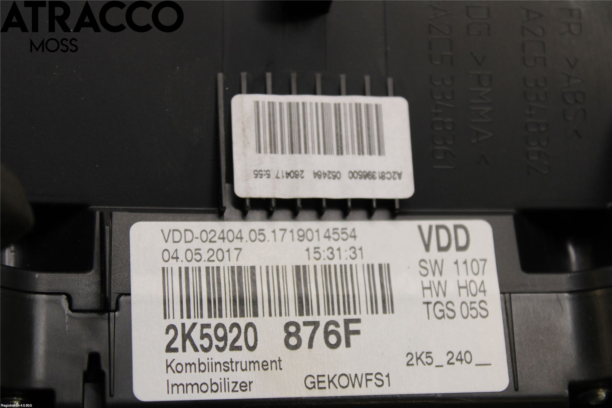 Volkswagen VW CADDY 16-20 Instr Kombinert