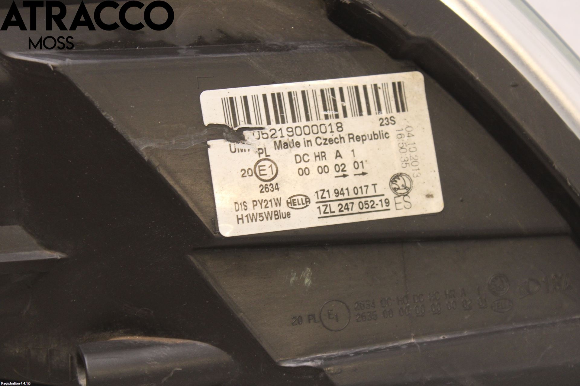 Skoda OCTAVIA (1Z) 05-13 Frontlykt Venstre