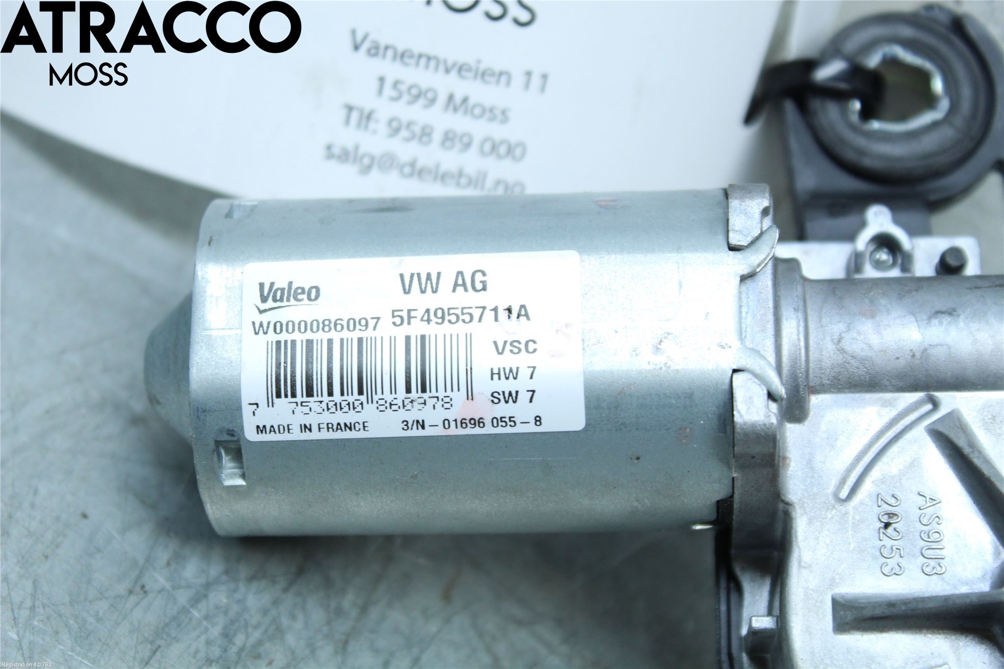 Skoda OCTAVIA (5E) 13-20 Viskermotor Bakluke