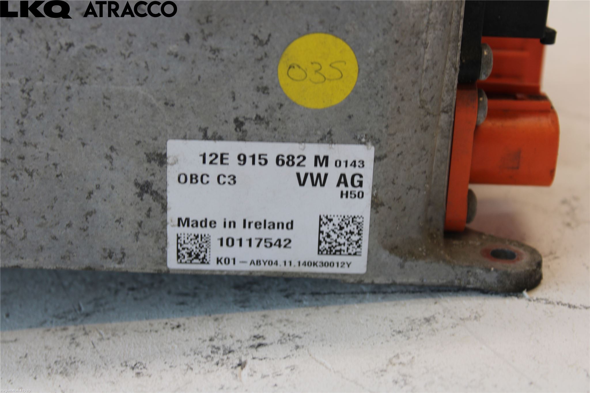 Volkswagen VW GOLF / E-GOLF VII 13-20 Batterilader Hybrid