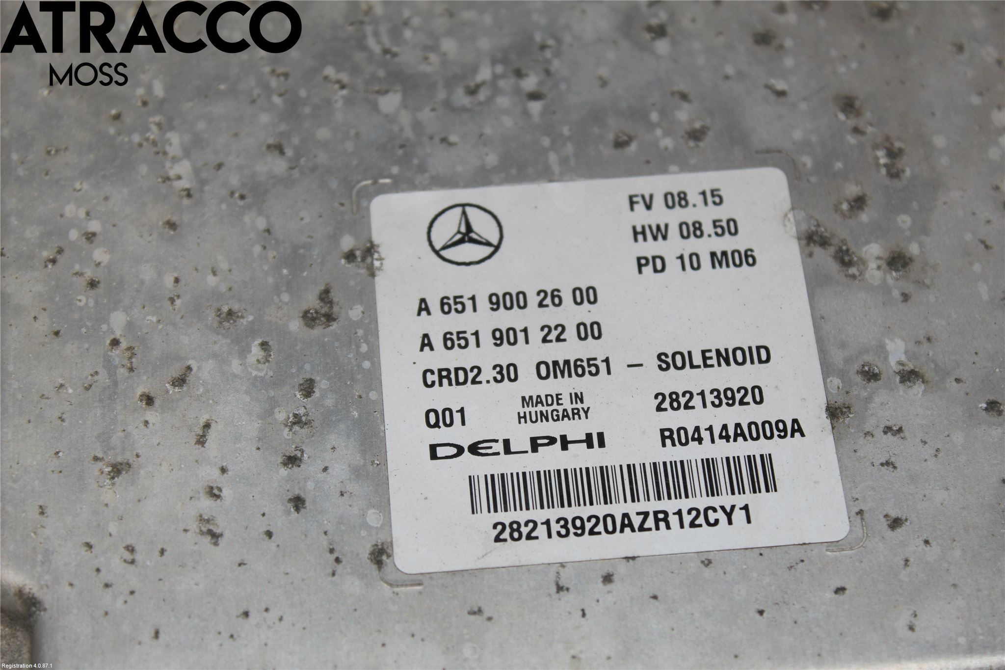 Mercedes-Benz MB SPRINTER (W906) 06-18 Styreenhet Innsprøytning