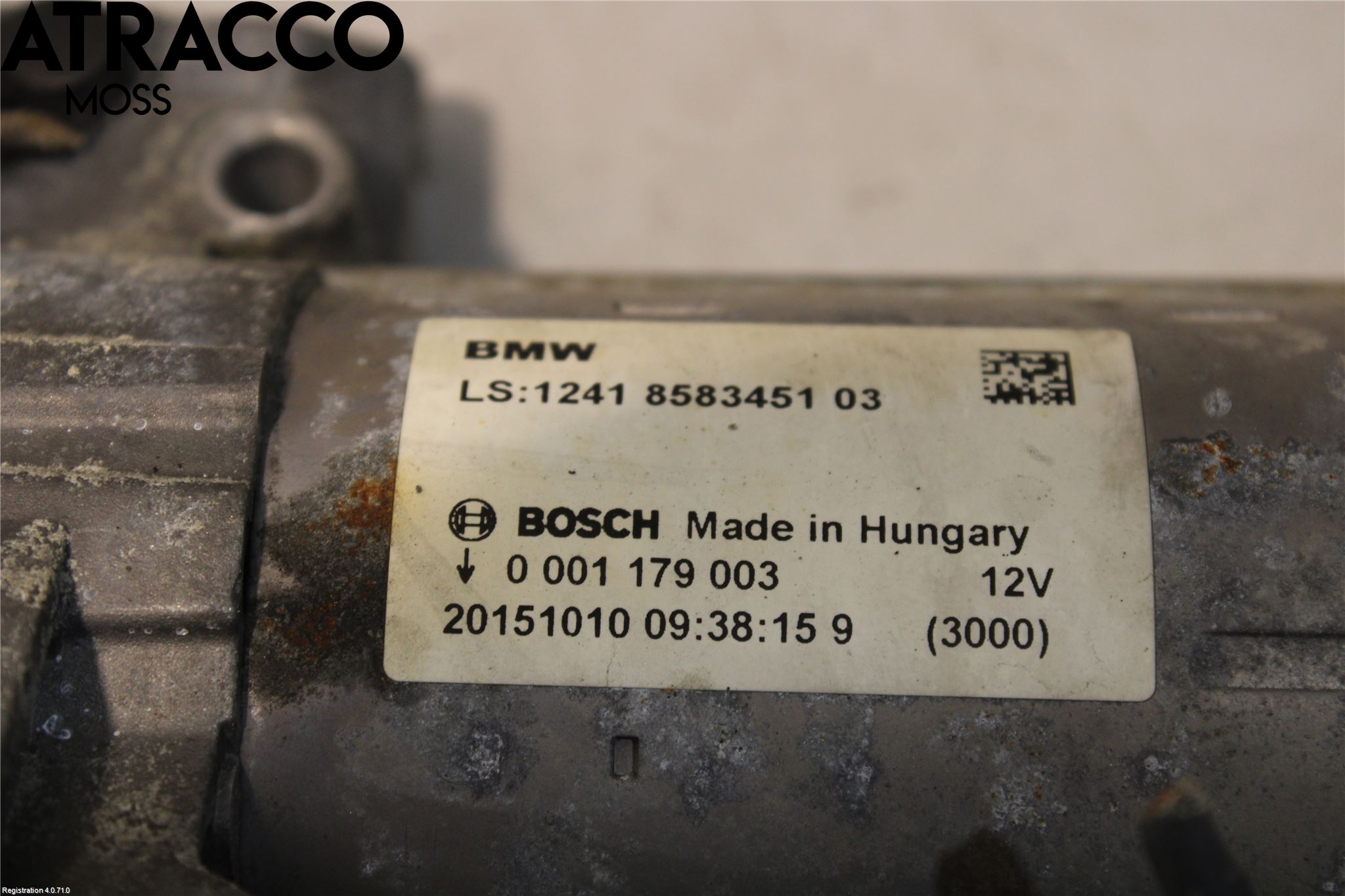 BMW 3 F30/F31/F80 12-19 Startmotor Diesel