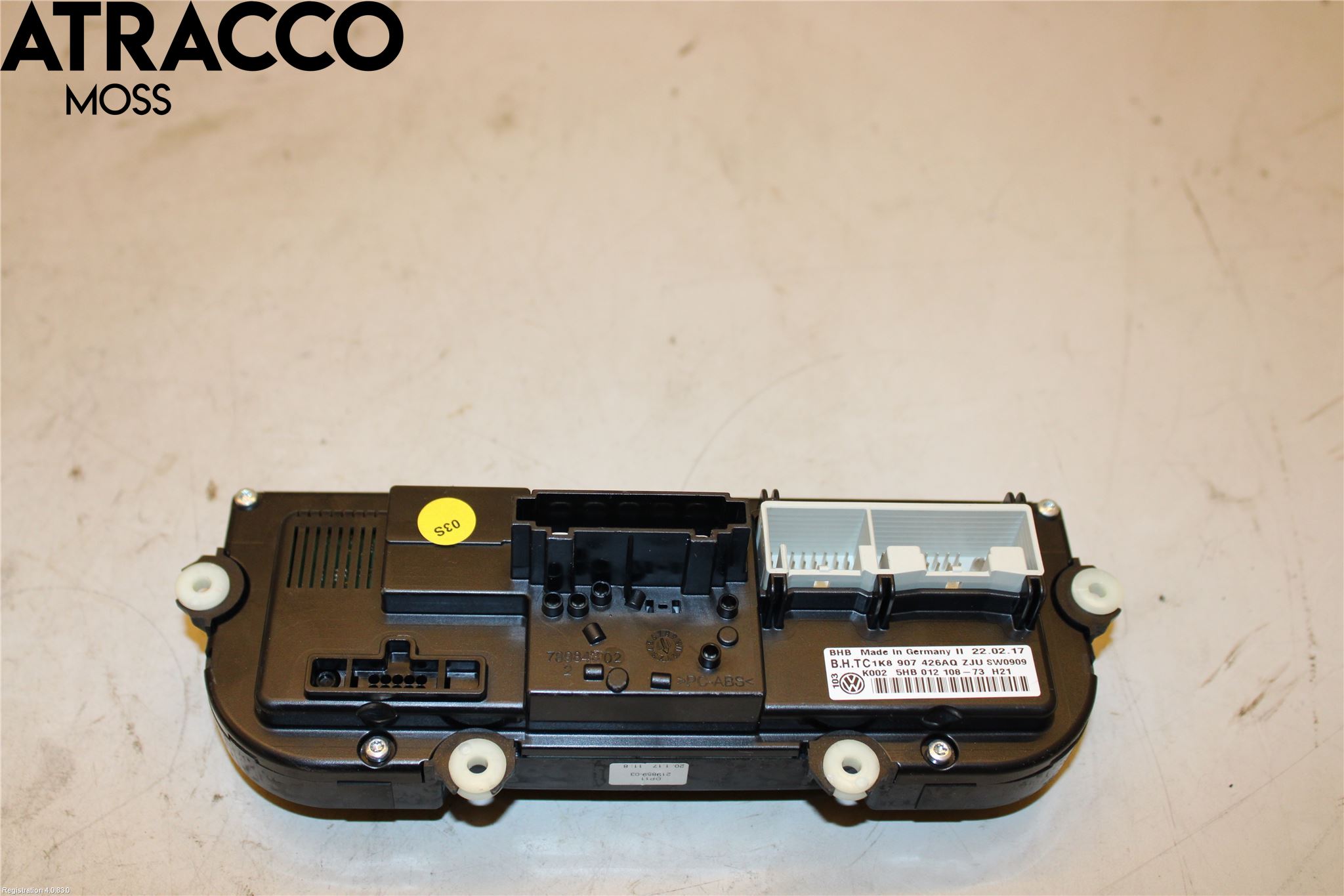 Volkswagen VW CADDY 16-20 Varme Ac Betjening-Display