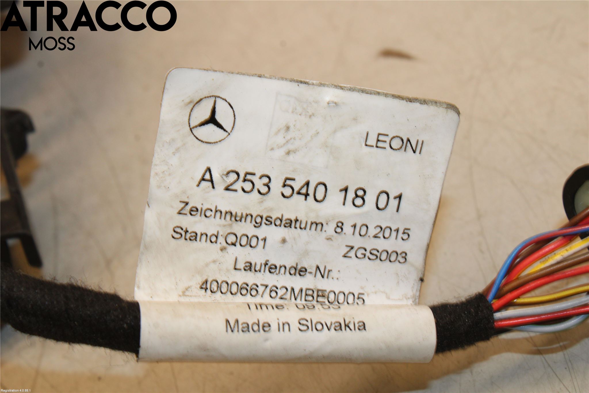 Mercedes-Benz MB GLC-KLASS (X253/C253) 15-22 Ledningsnett
