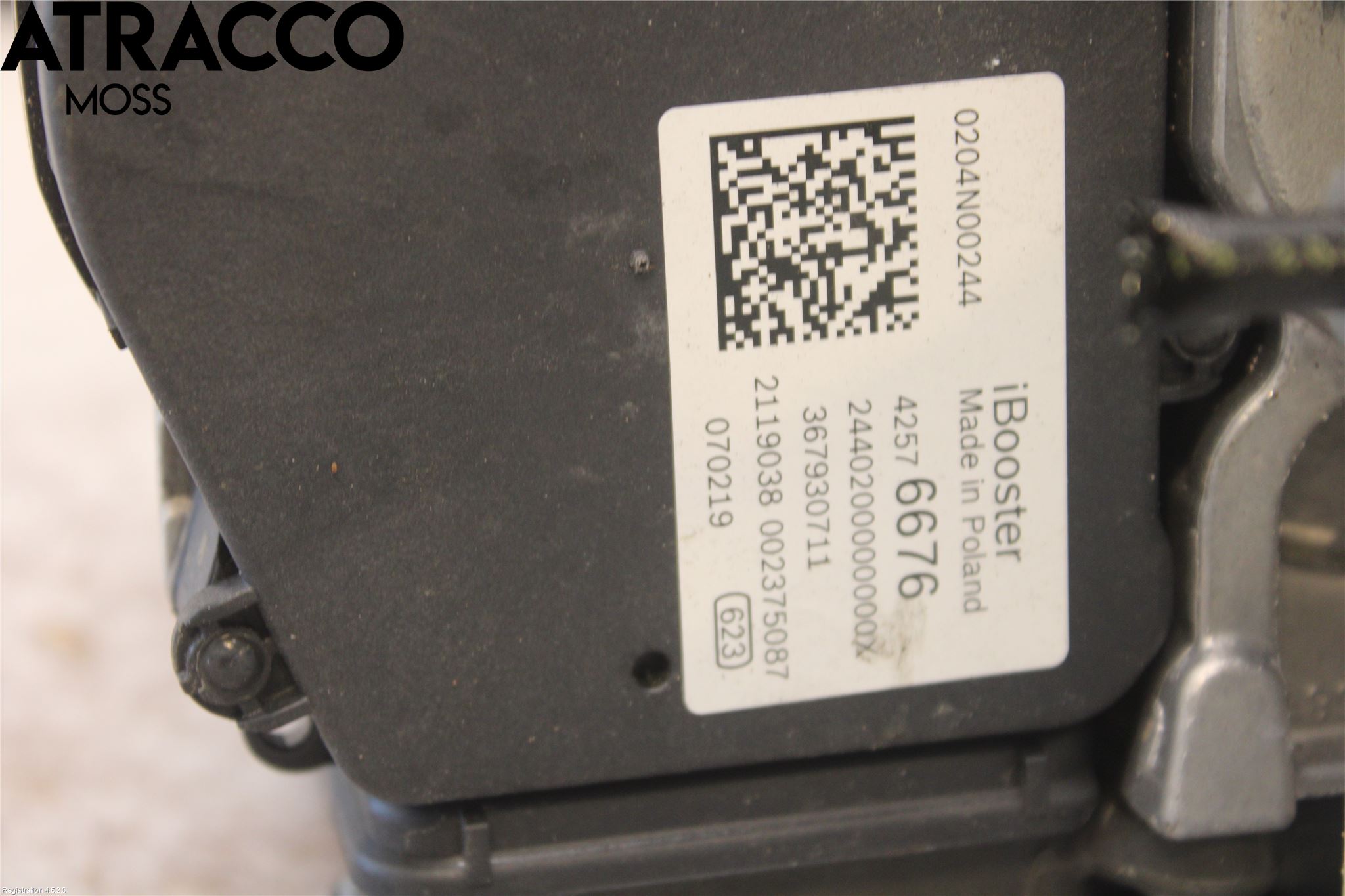 Opel AMPERA 17- Bremsekraftregulator