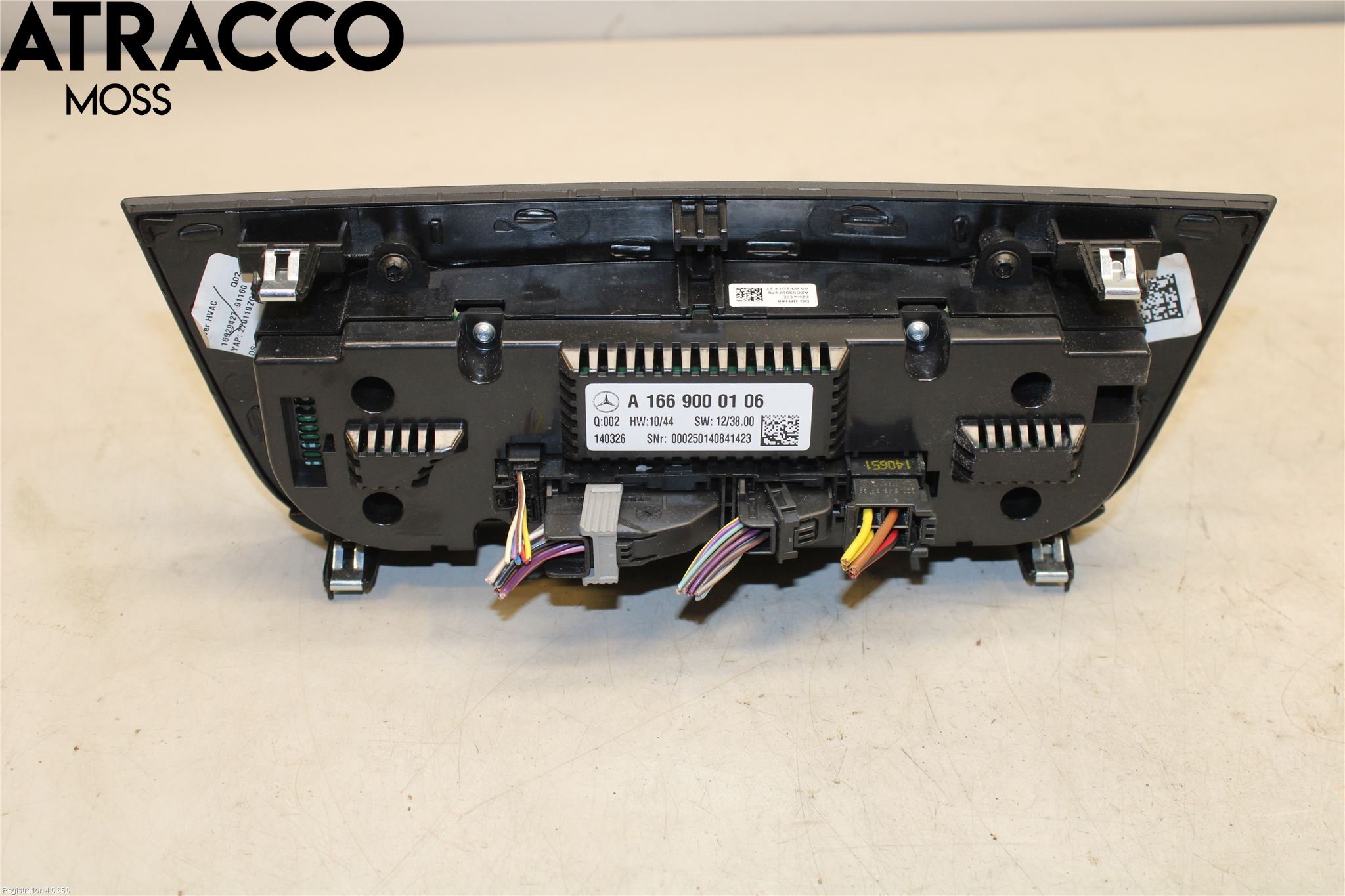 Mercedes-Benz MB GL/GLS-KLASS (X166) 12-19 Varme Ac Betjening-Display