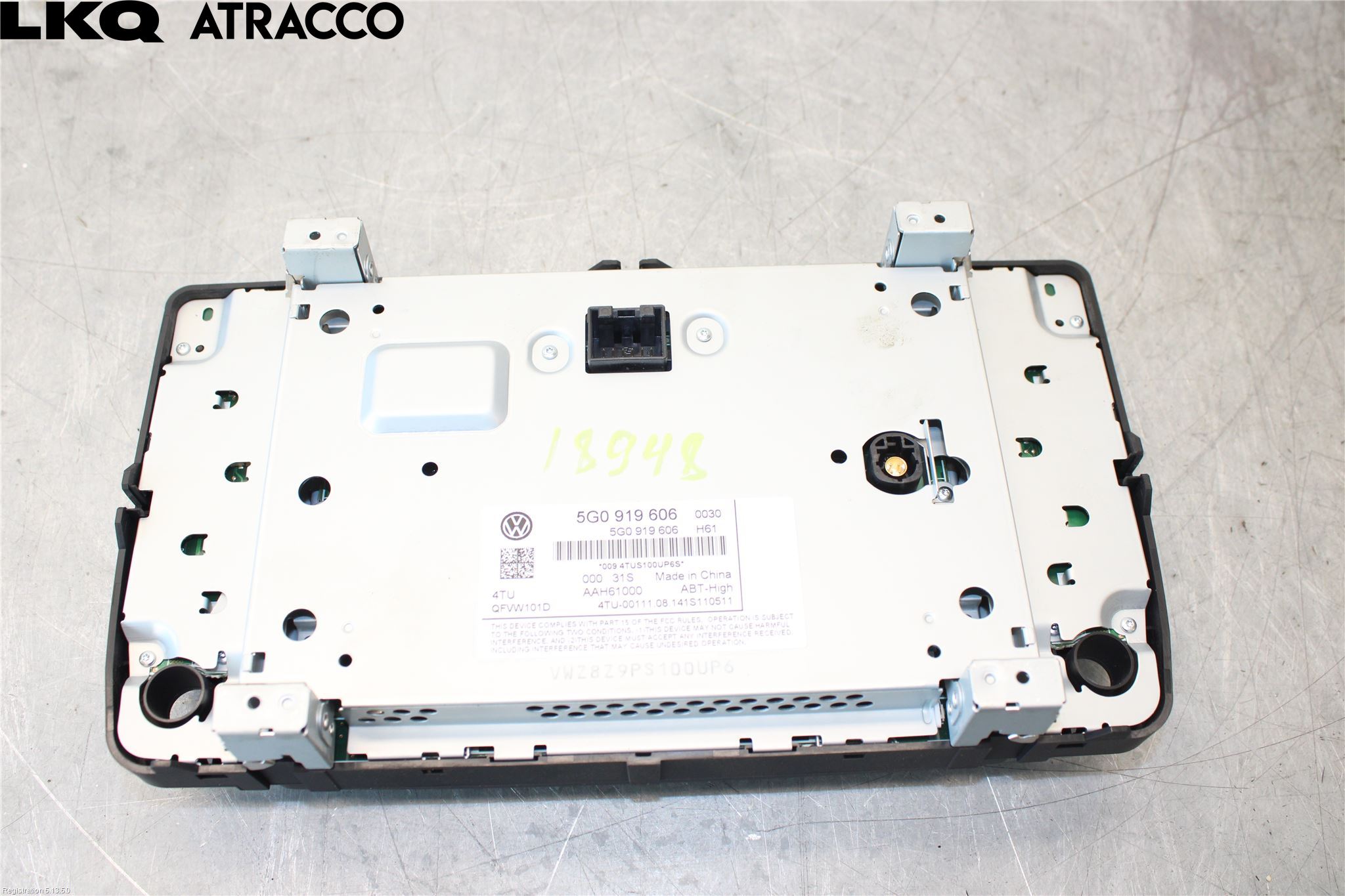 Volkswagen VW GOLF / E-GOLF VII 13-20 Multifunktionsdisplay