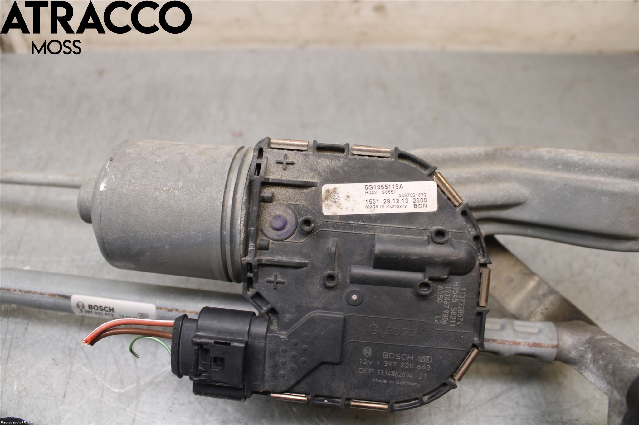 Volkswagen VW GOLF / E-GOLF VII 13-20 Viskermotor Frontrute