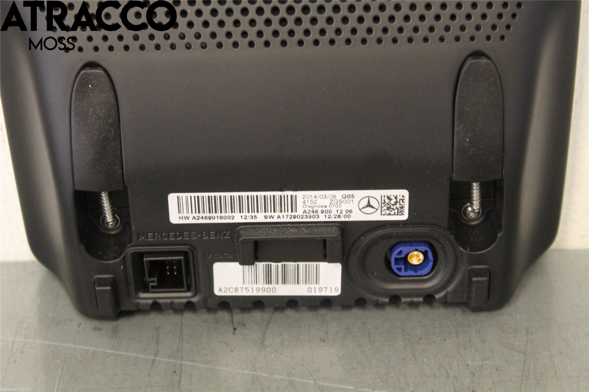 Mercedes-Benz MB A-KLASS (W176) 13-18 Multifunktionsdisplay