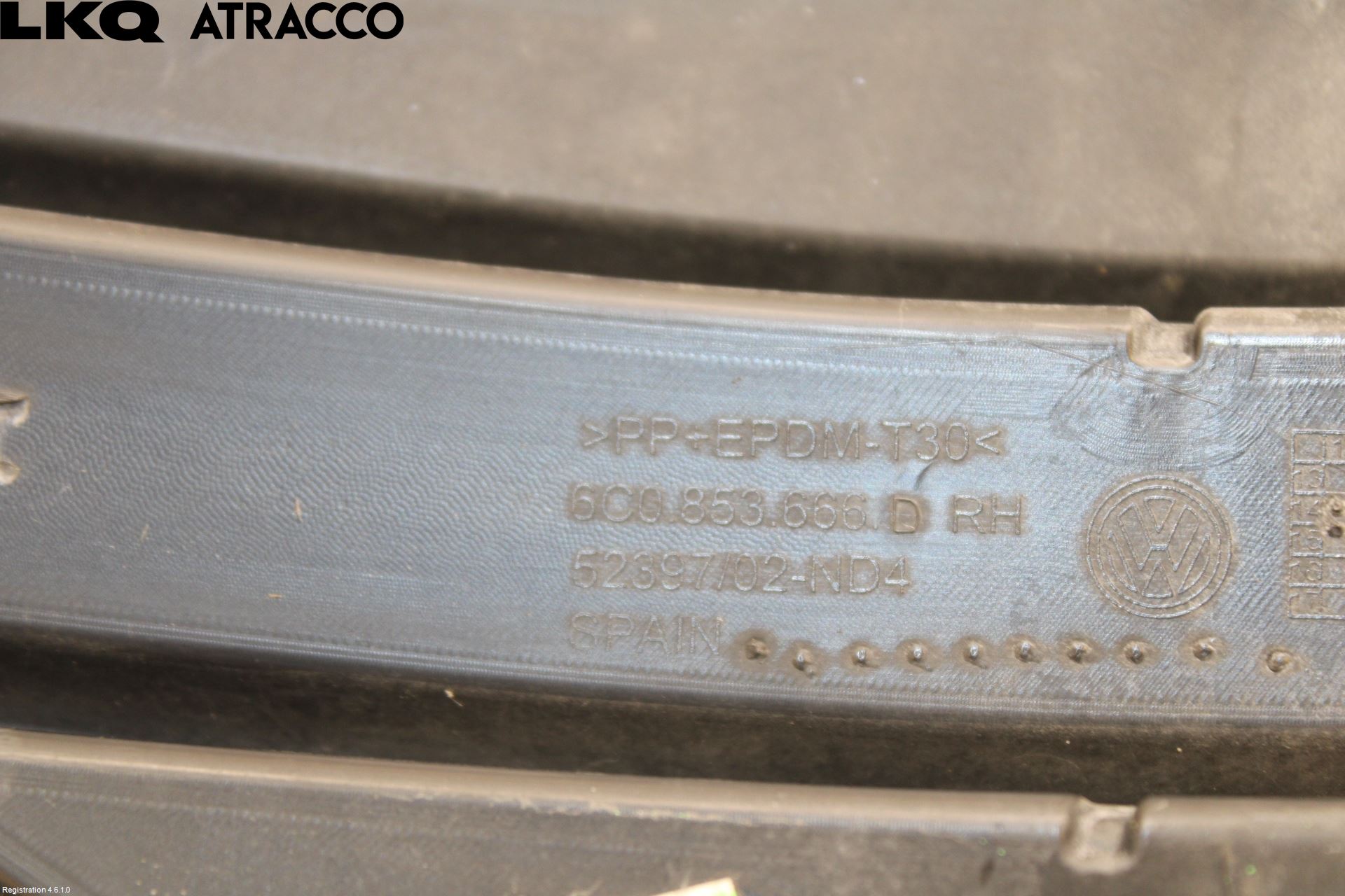 Volkswagen VW POLO 10-17 Frontlykt Kurve-Tåkelys Ramme