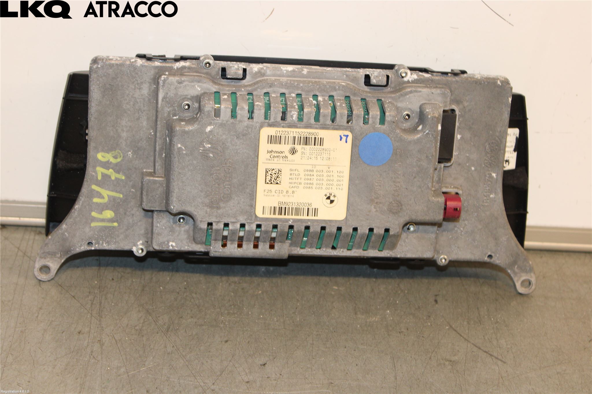 BMW X3 F25 10-17 Multifunktionsdisplay