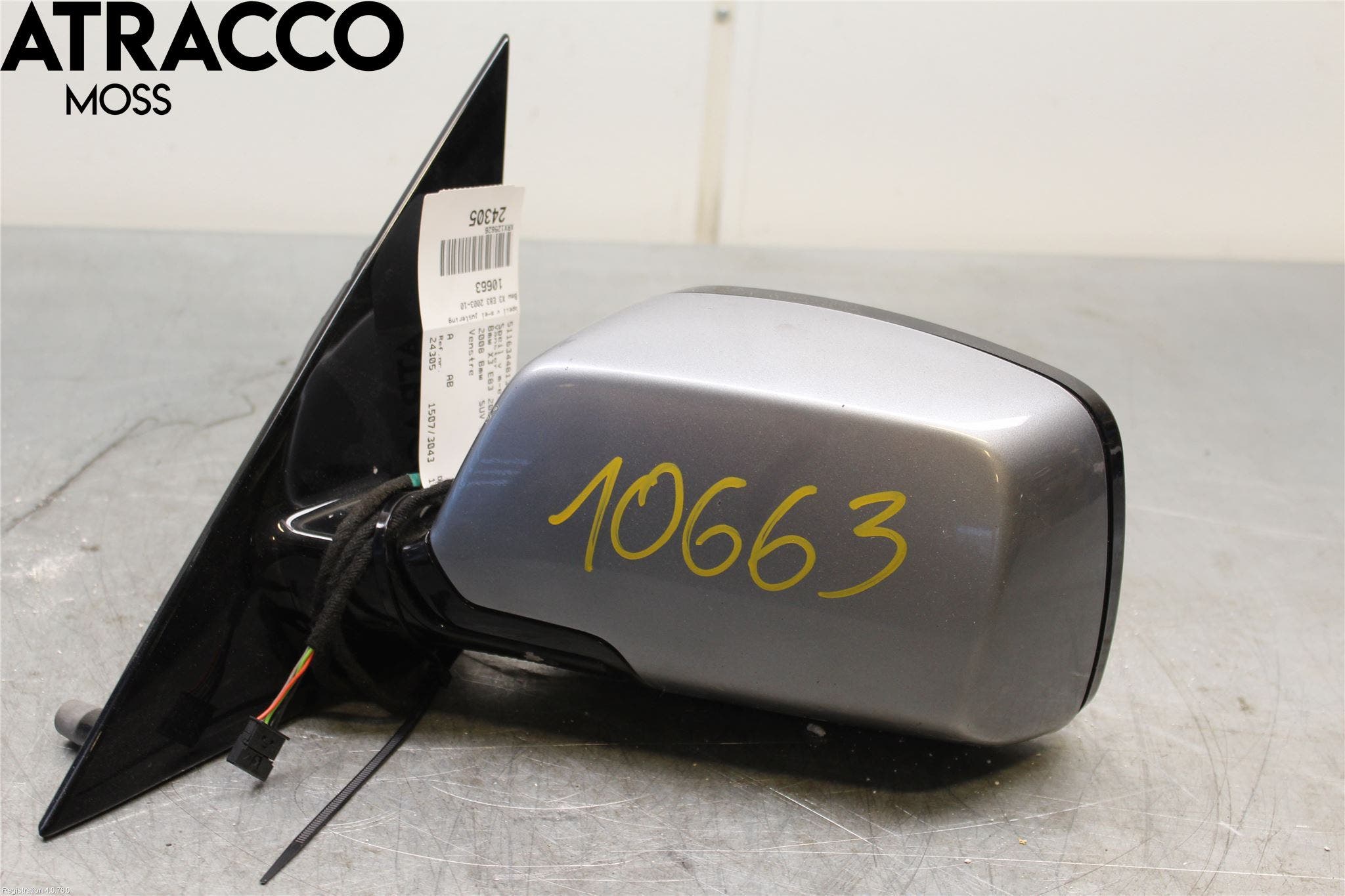 BMW X3 E83 03-10 Speil V M-El Justering