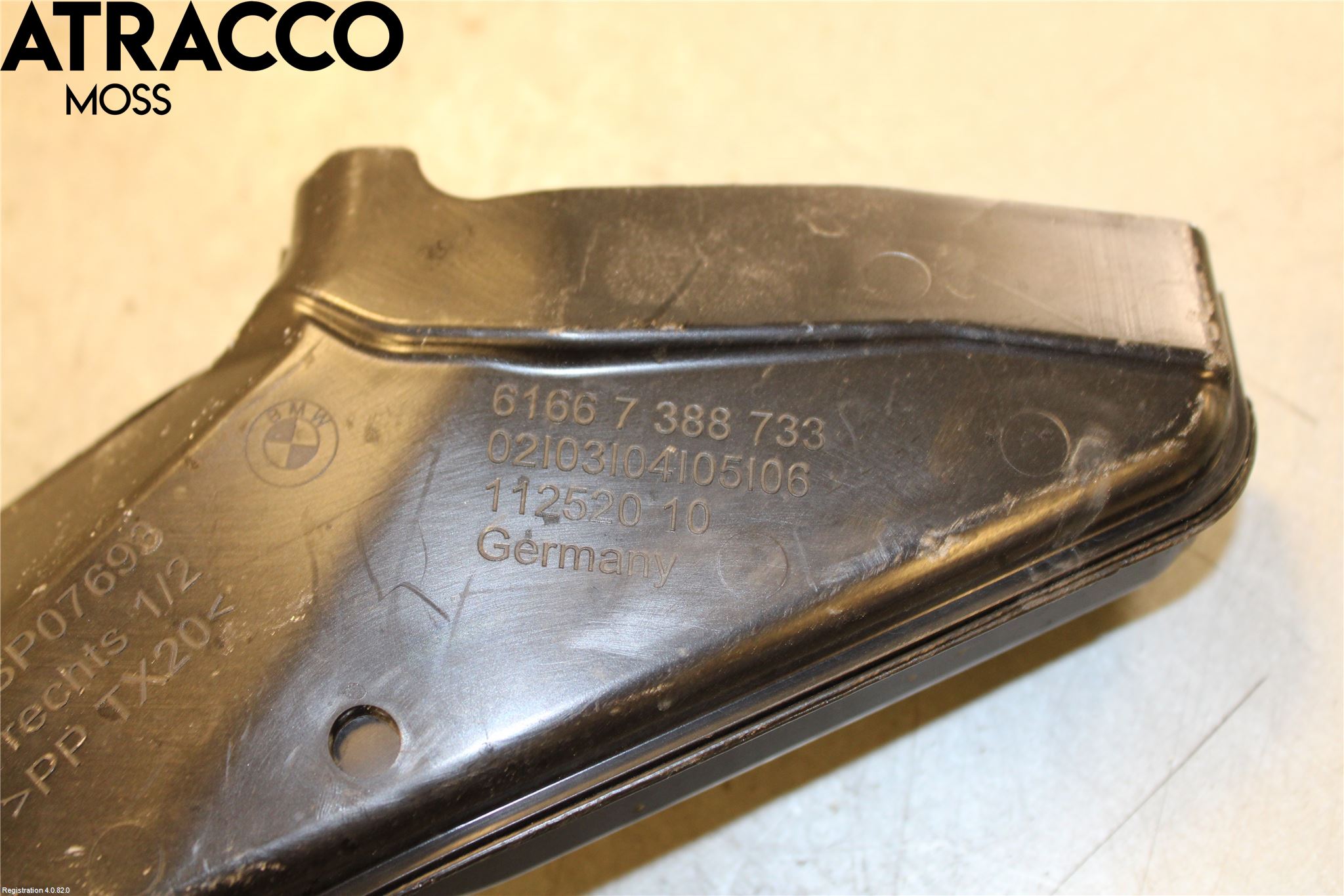 BMW 5 G30/G31/F90 17-23 Visker Deksel-Grill-Under Frr
