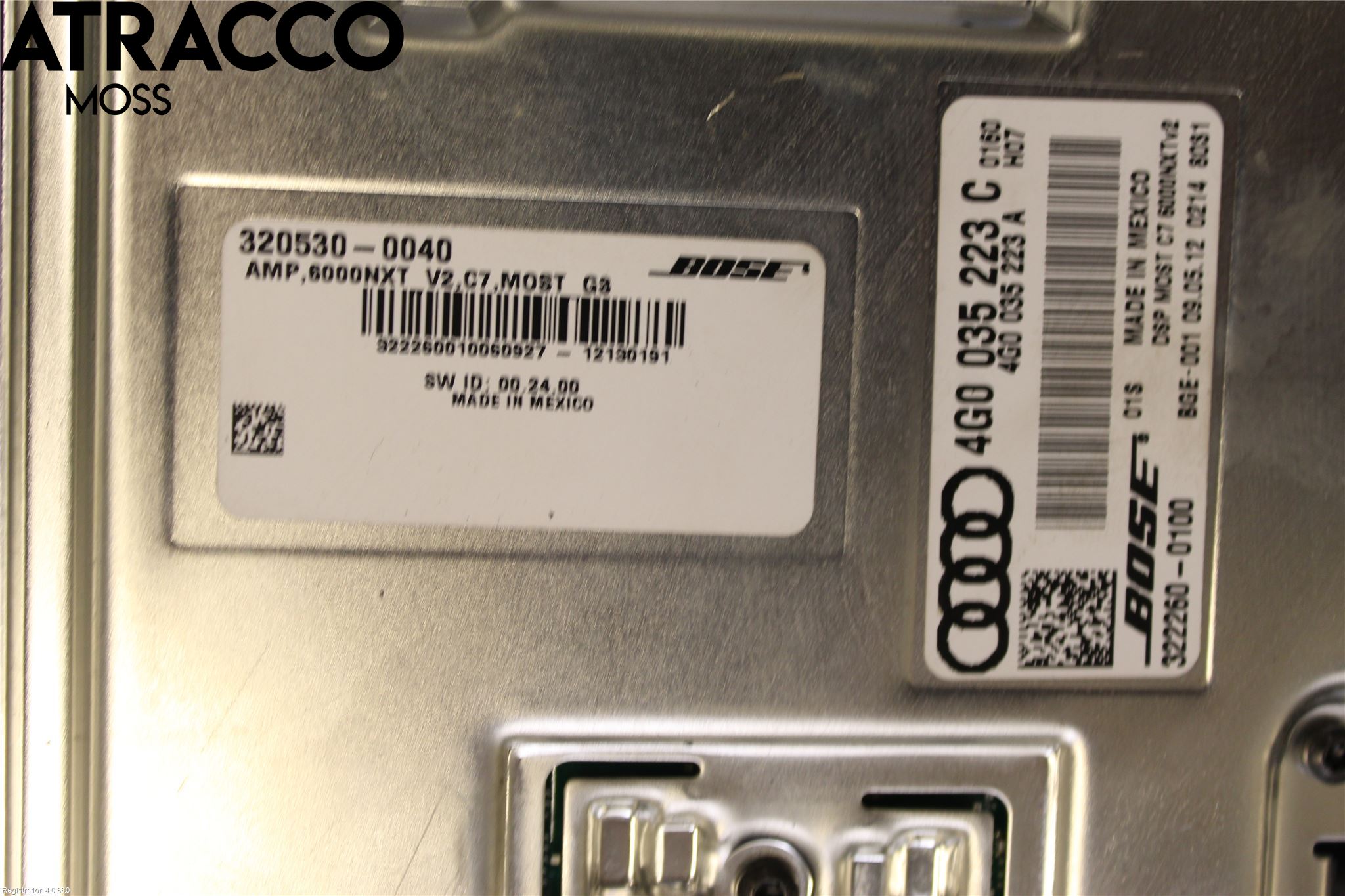 Audi A7/S7 4G 11-17 Stereo Forsterker