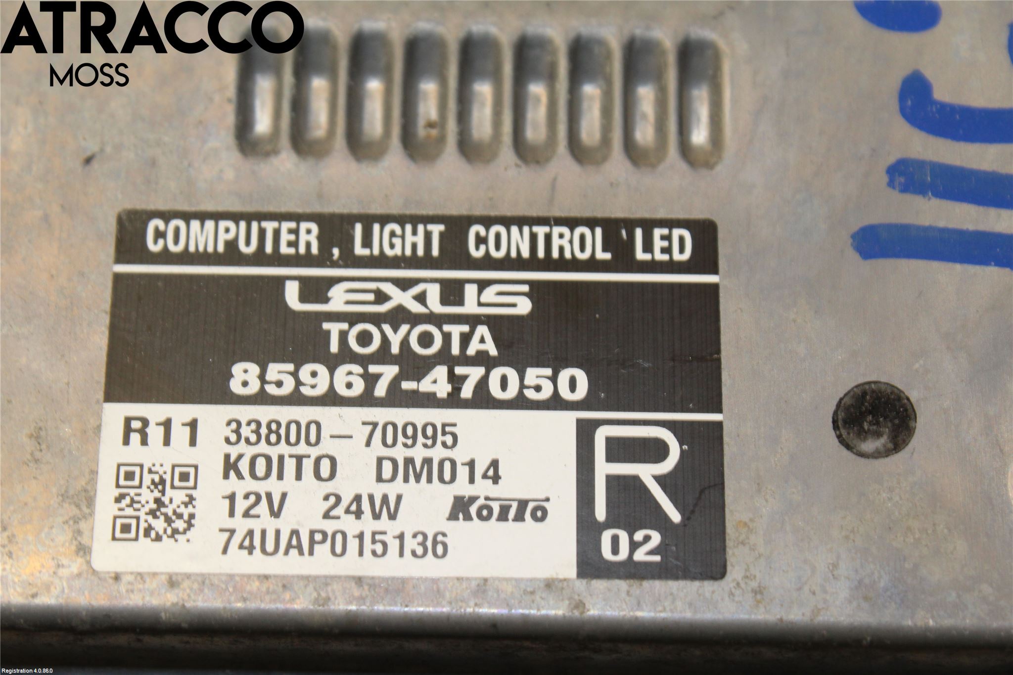 Toyota PRIUS (ZVW50) 16-21 Styreenhet Xenon