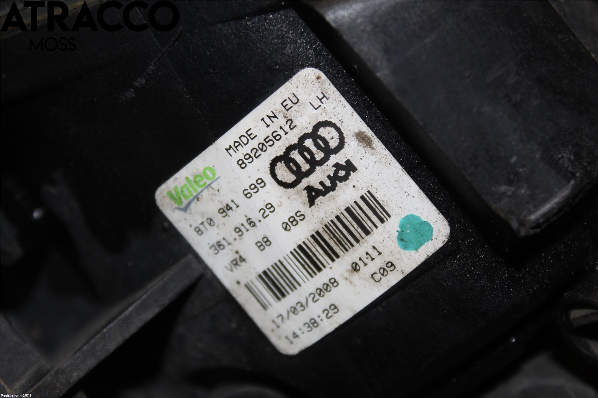 Audi A4/S4 08-11 Frontlykt-Kurve-Tåkelys