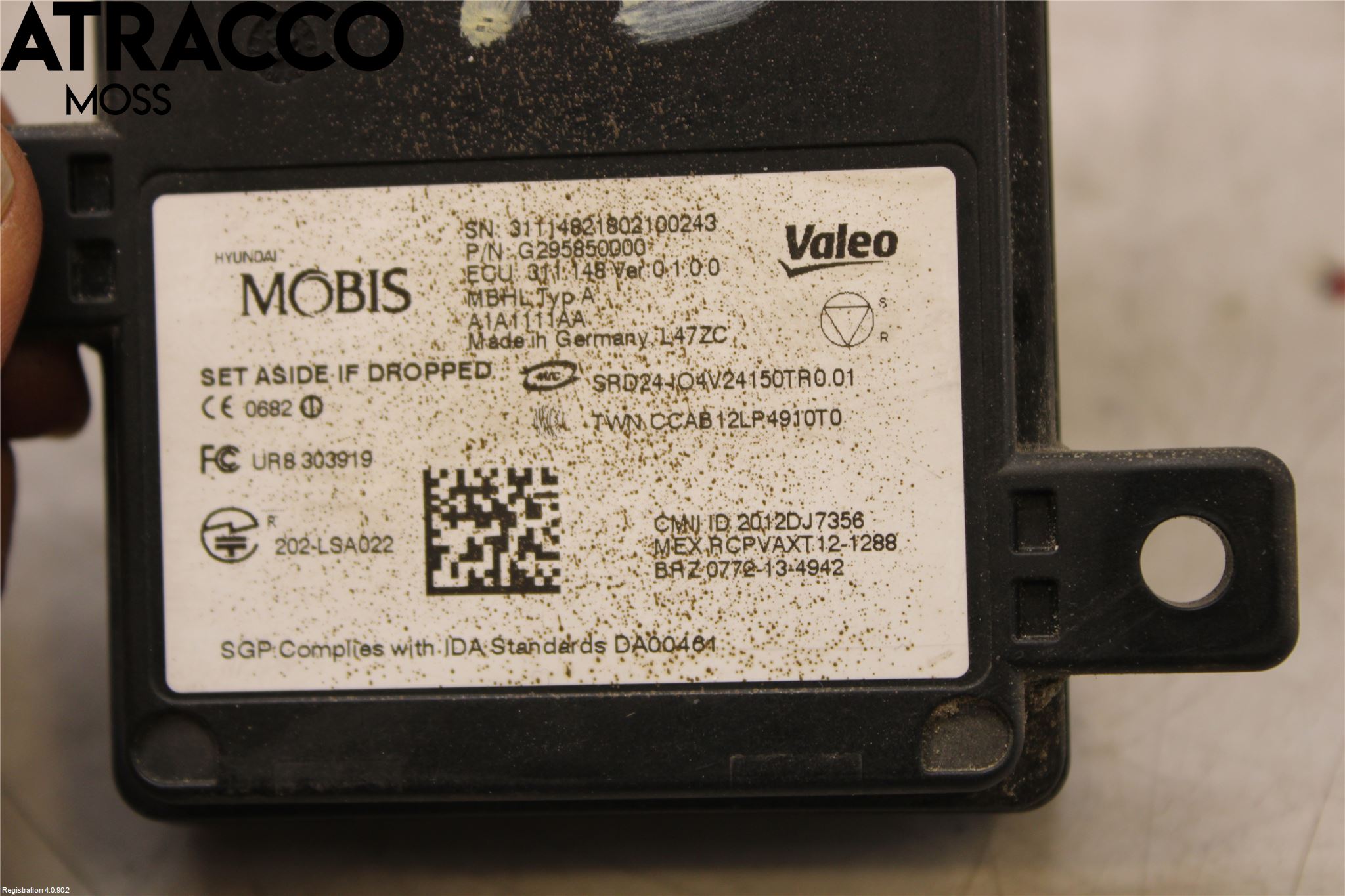 Hyundai IONIQ AE 17-22 Sensor Kollisjonsbeskyttelse