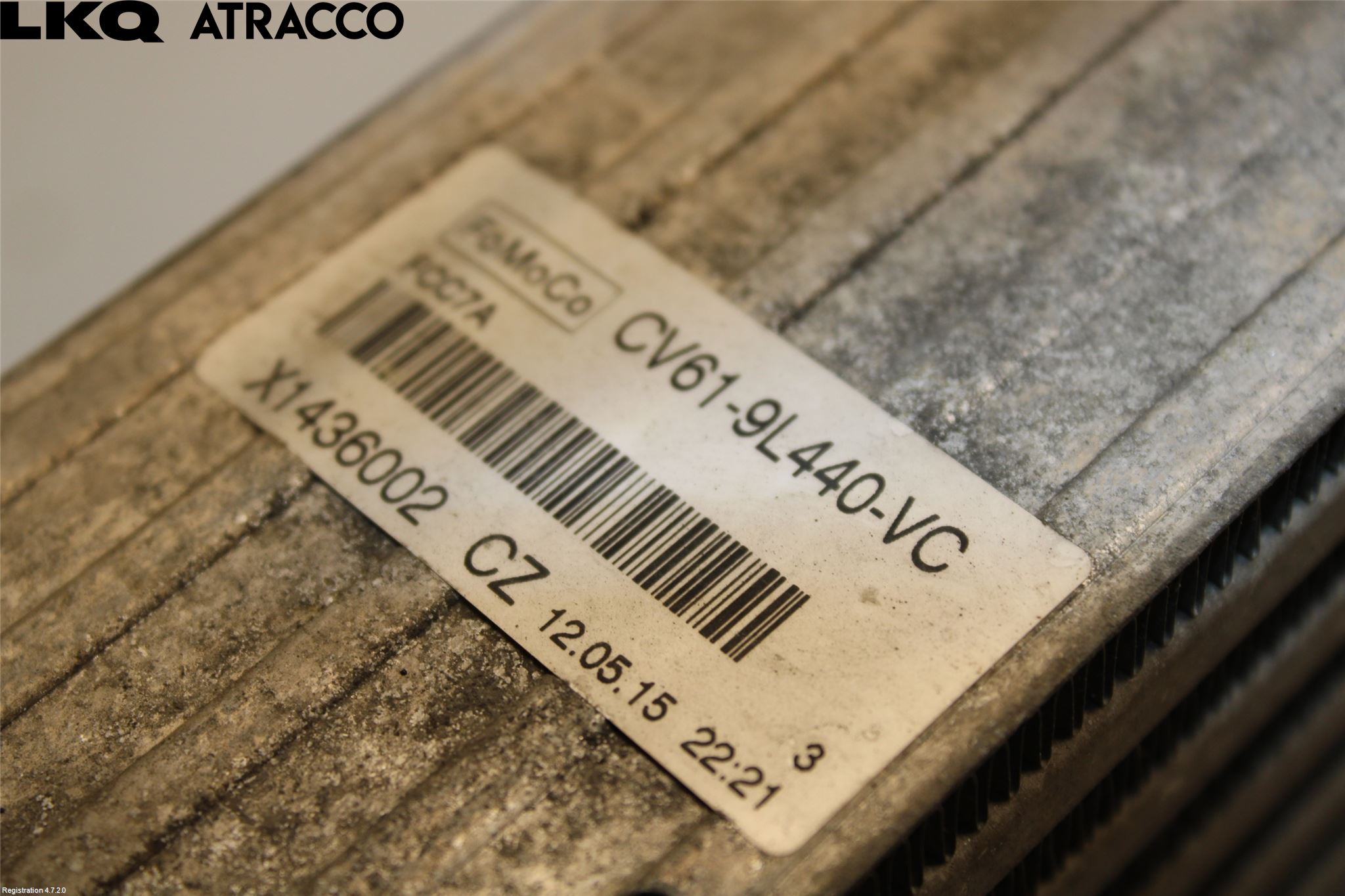 Ford FOCUS 15-18 Intercooler Radiator