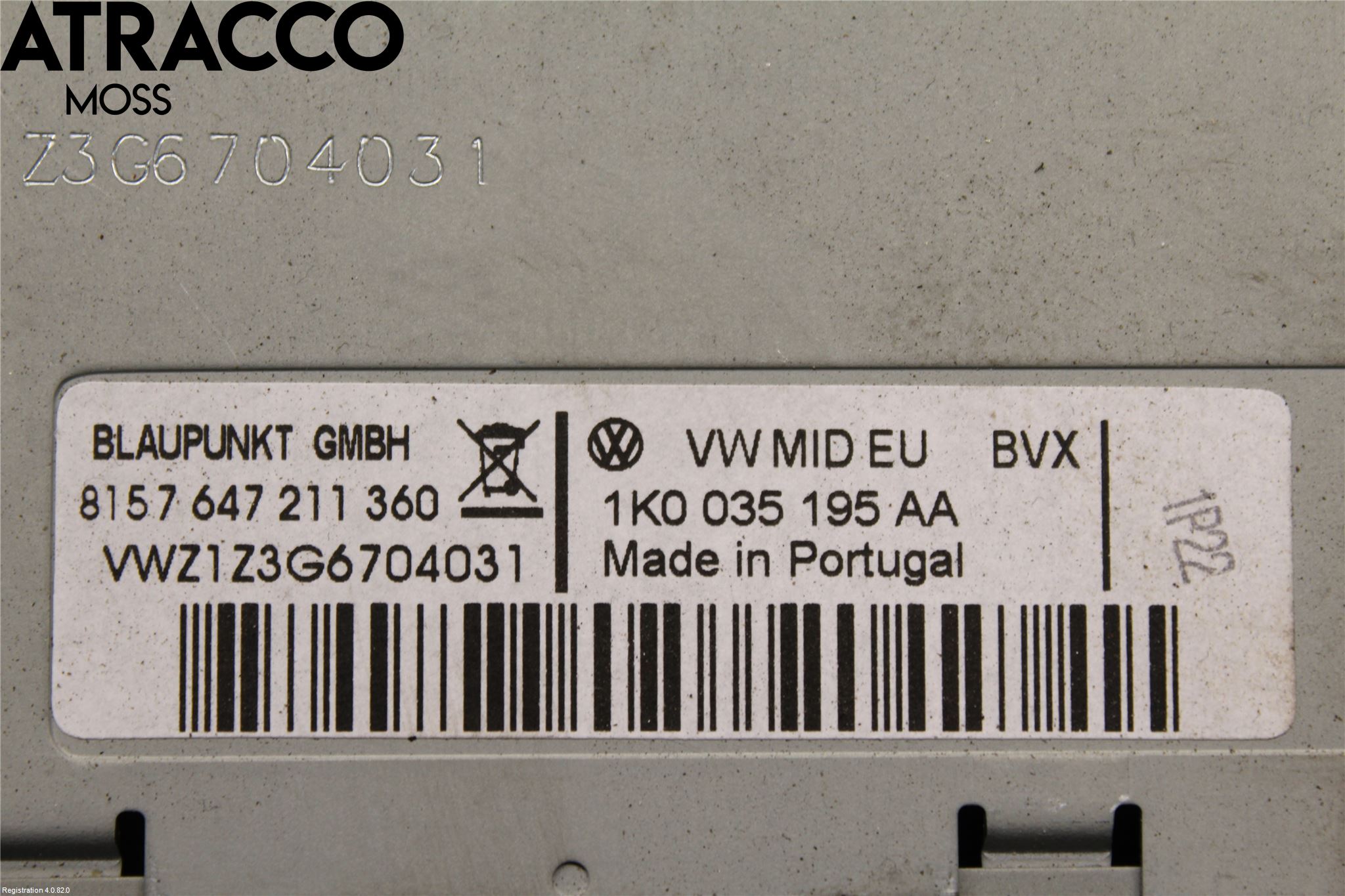 Volkswagen VW TIGUAN 07-16 Stereo Radio Med Cd