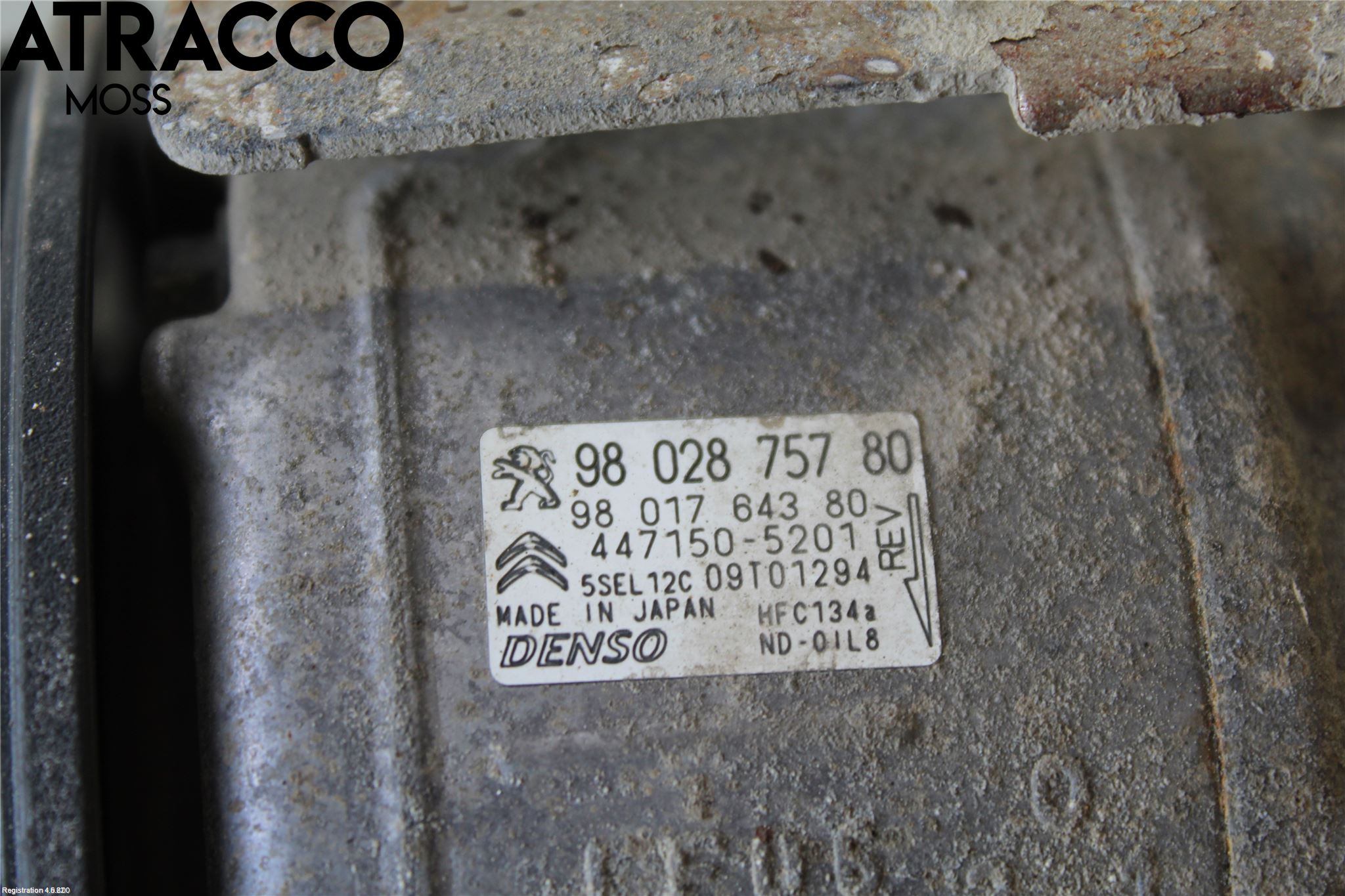 Citroen BERLINGO 08-18 Varme Ac Kompressor